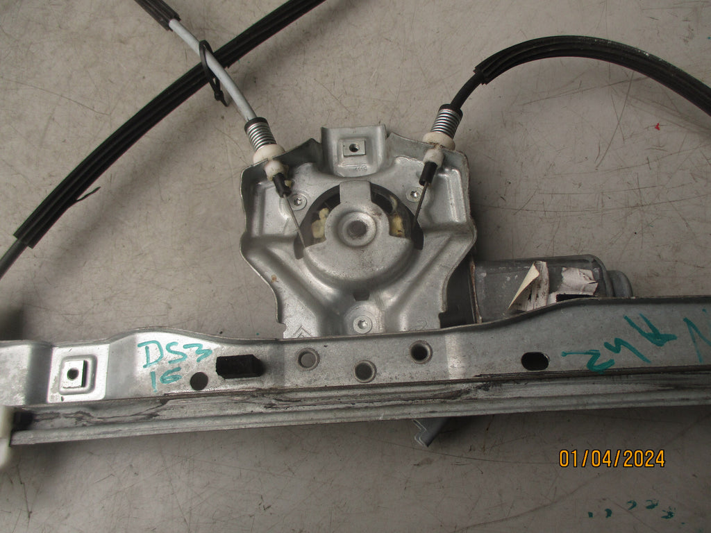 2016 CITROEN DS3 1.6 DIESEL NSF PASSENGER SIDE FRONT WINDOW MOTOR & REGULATOR