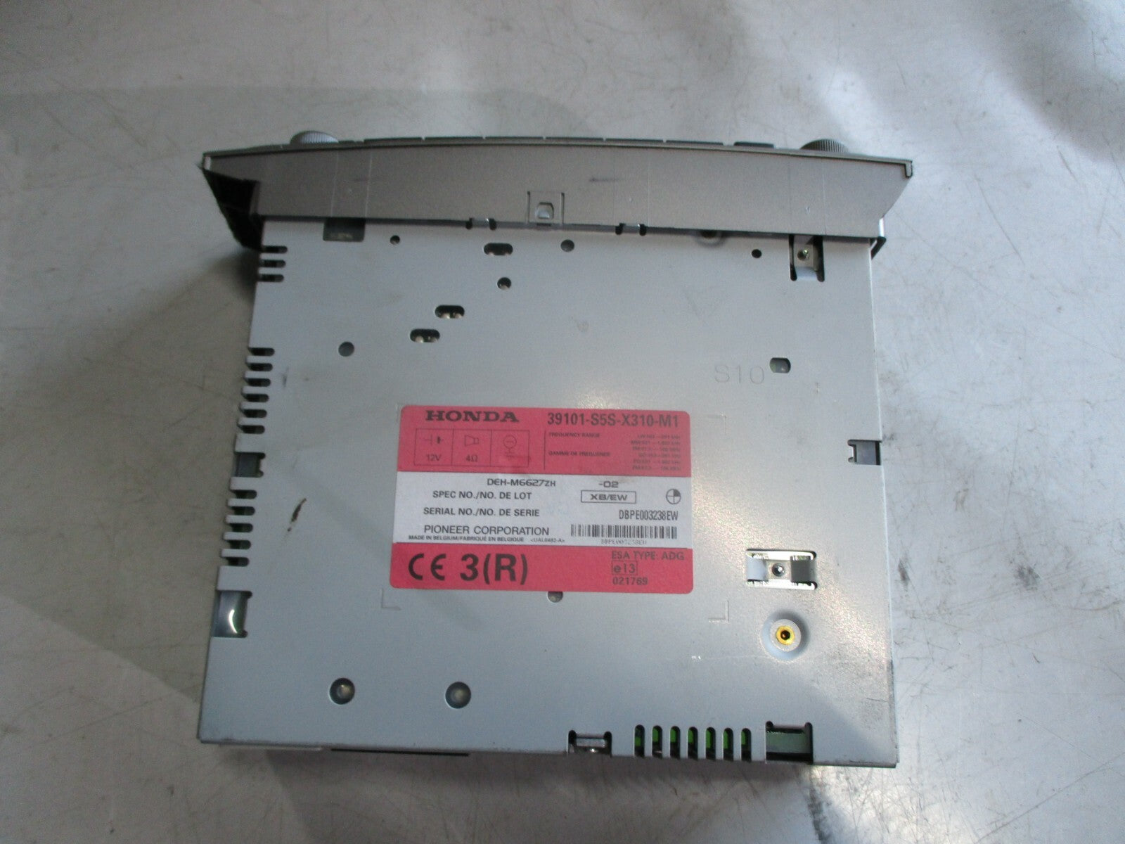 HONDA CIVIC MK7 2004 CD MEDIA PLAYER RADIO STEREO HEAD UNIT 39101-S5S-X310-M1