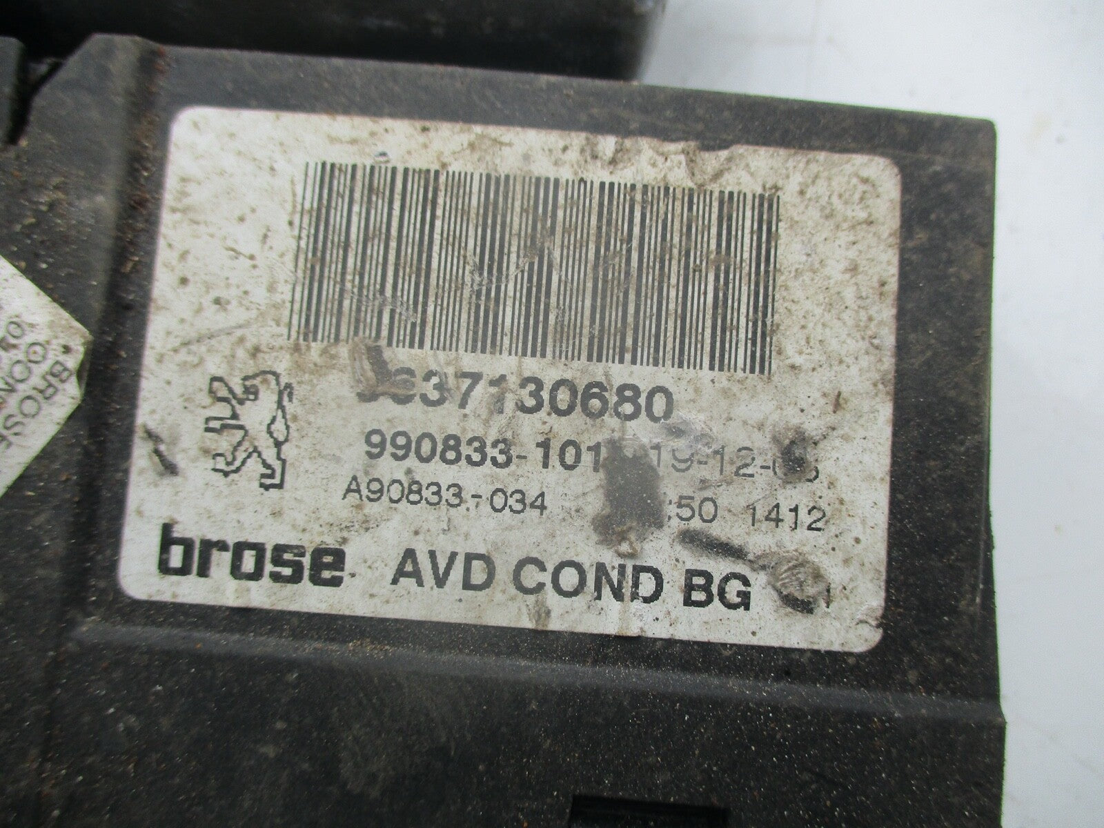 PEUGEOT 307 2004 OS DRIVER SIDE FRONT ELECTRIC WINDOW MOTOR ONLY 9637130680