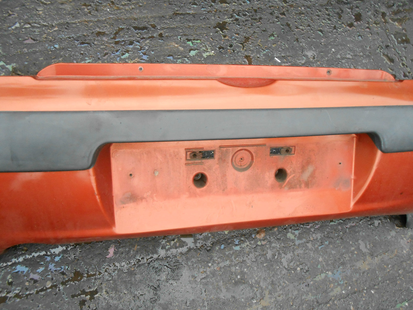 DAWOO MATIZ 1999 COMPLETE REAR BUMPER ORANGE