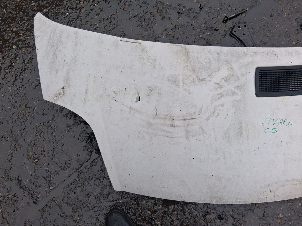 2005 VAUXHALL VIVARO MK1 FRONT BONNET HOOD PANEL WHITE