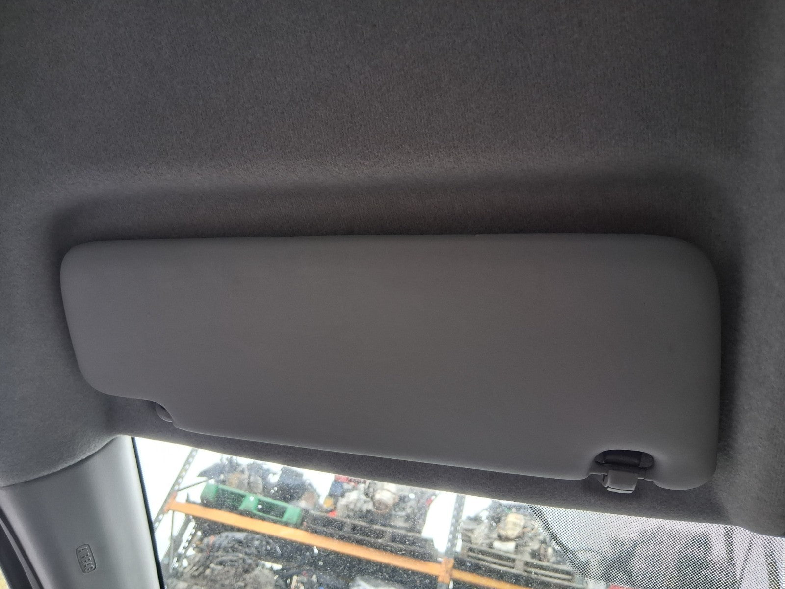 2009 VAUXHALL CORSA D NSF PASSENGER SIDE FRONT LEFT SUN VISOR SHADE