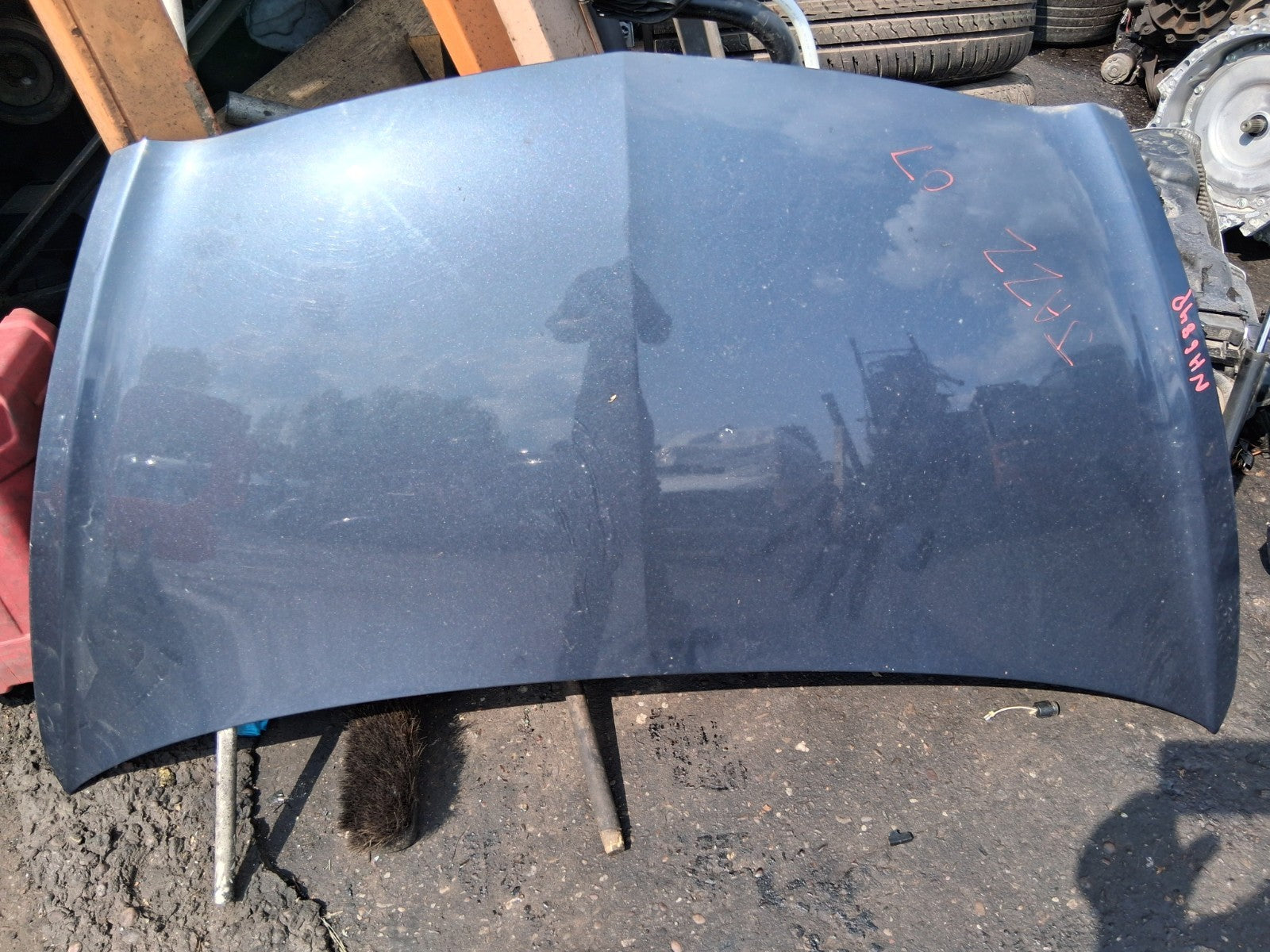2007 HONDA JAZZ MK2 FRONT BONNET HOOD PANEL BLUE