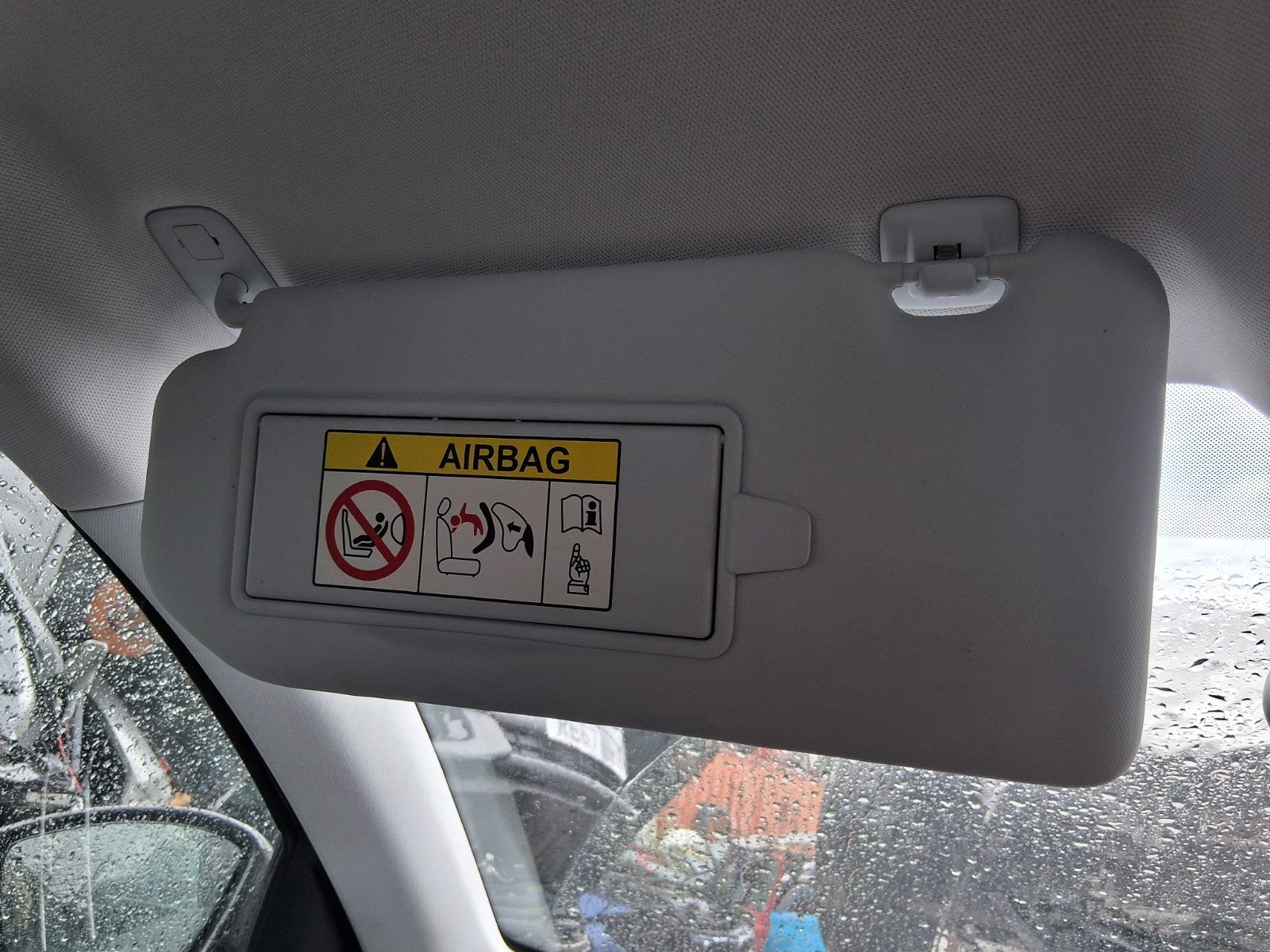 2015 PEUGEOT 308 MK2 ESTATE NSF PASSENGER SIDE FRONT LEFT SUN VISOR SHADE