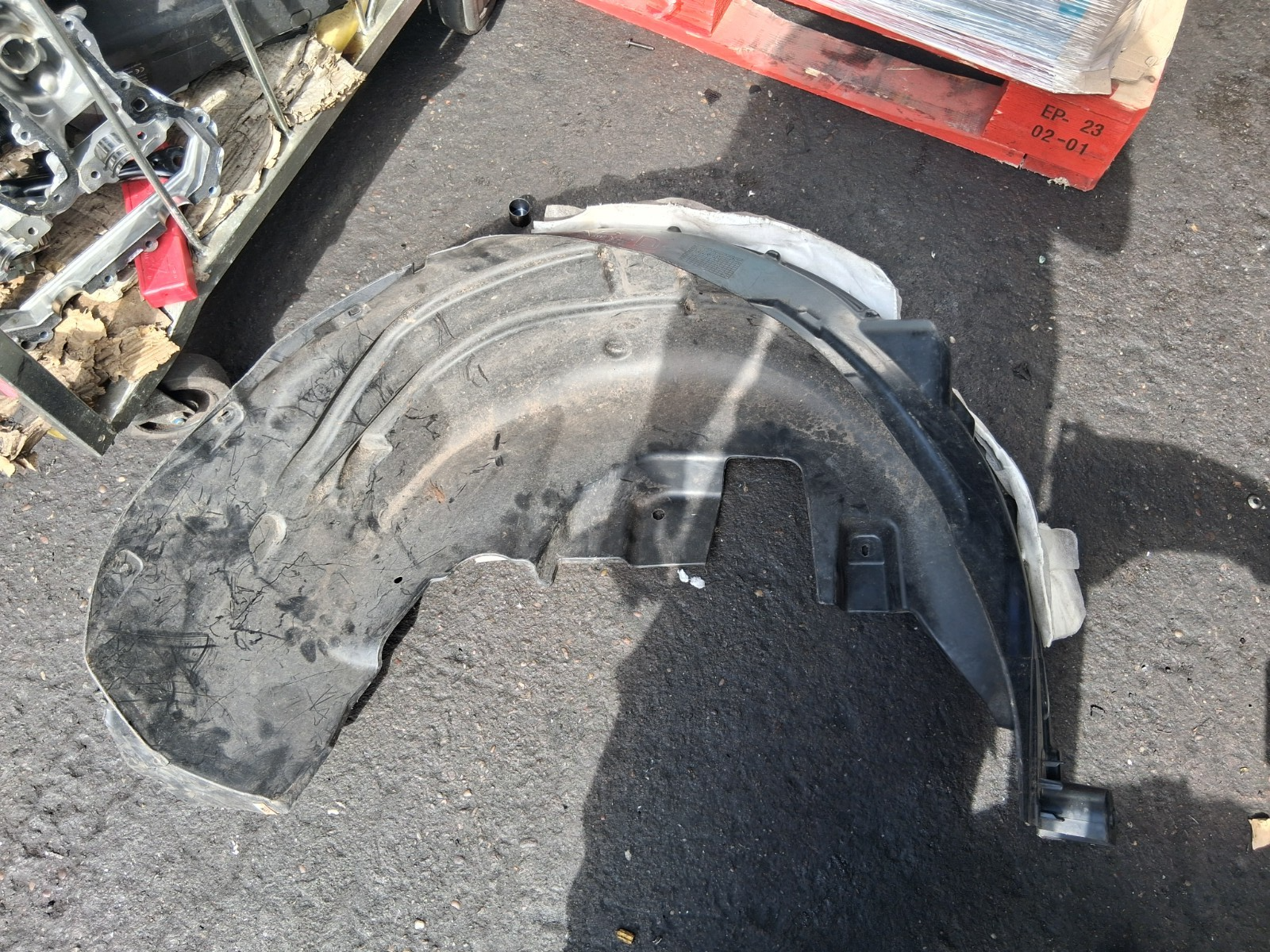2021 CITROEN C4 MK3 OSR DRIVER REAR RIGHT SPLASH GUARD WHEEL ARCH 9831256680