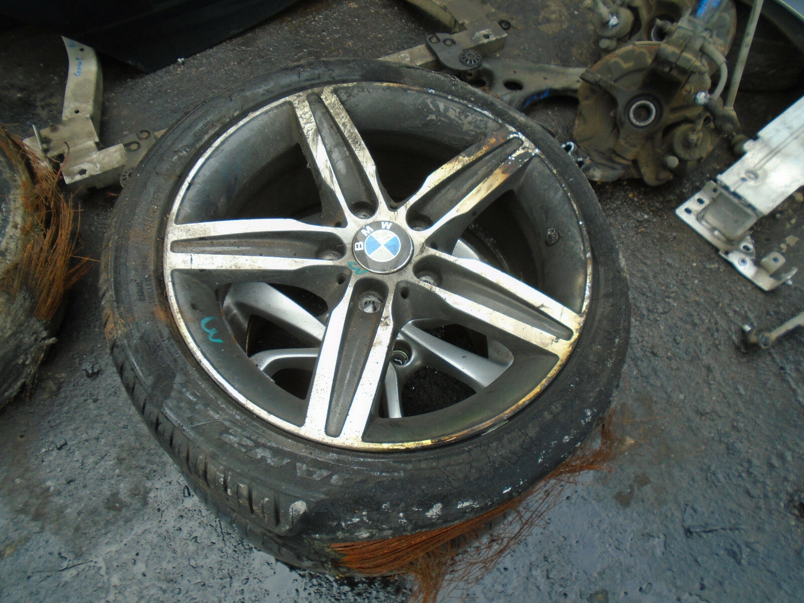 BMW 1 SERIES F20 2015 LCI 17 INCH 5 SPOKE ALLOY WHEEL WITH TYRE 225/45ZRF17