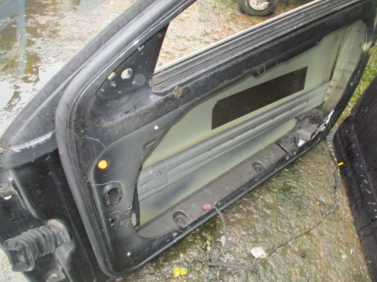 MERCEDES BENZ C CLASS COUPE W204 2014 OS DRIVER SIDE BARE DOOR BLACK