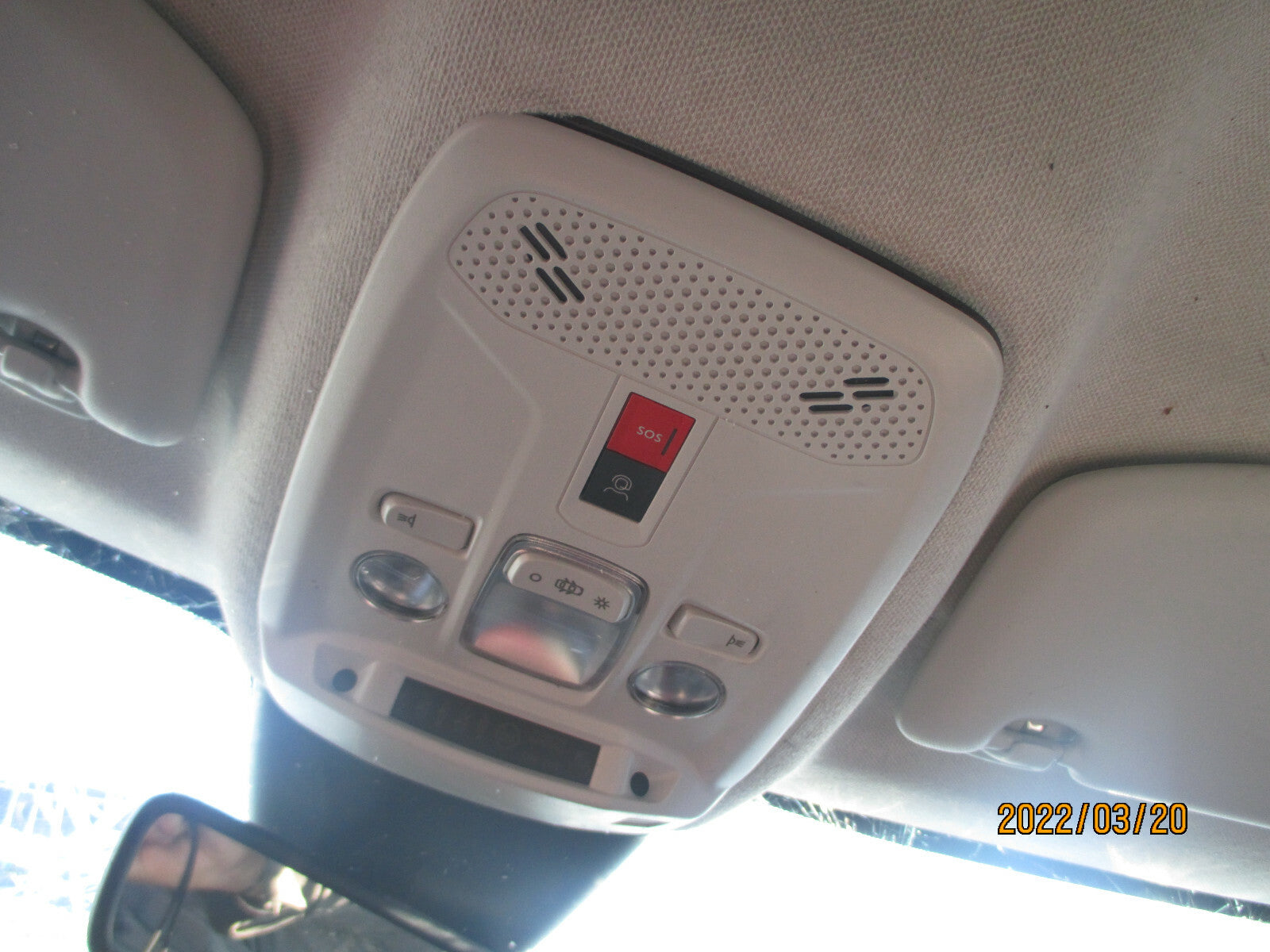 CITROEN C4 MK3 2021 FRONT INTERIOR ROOF COURTESY READING LIGHT