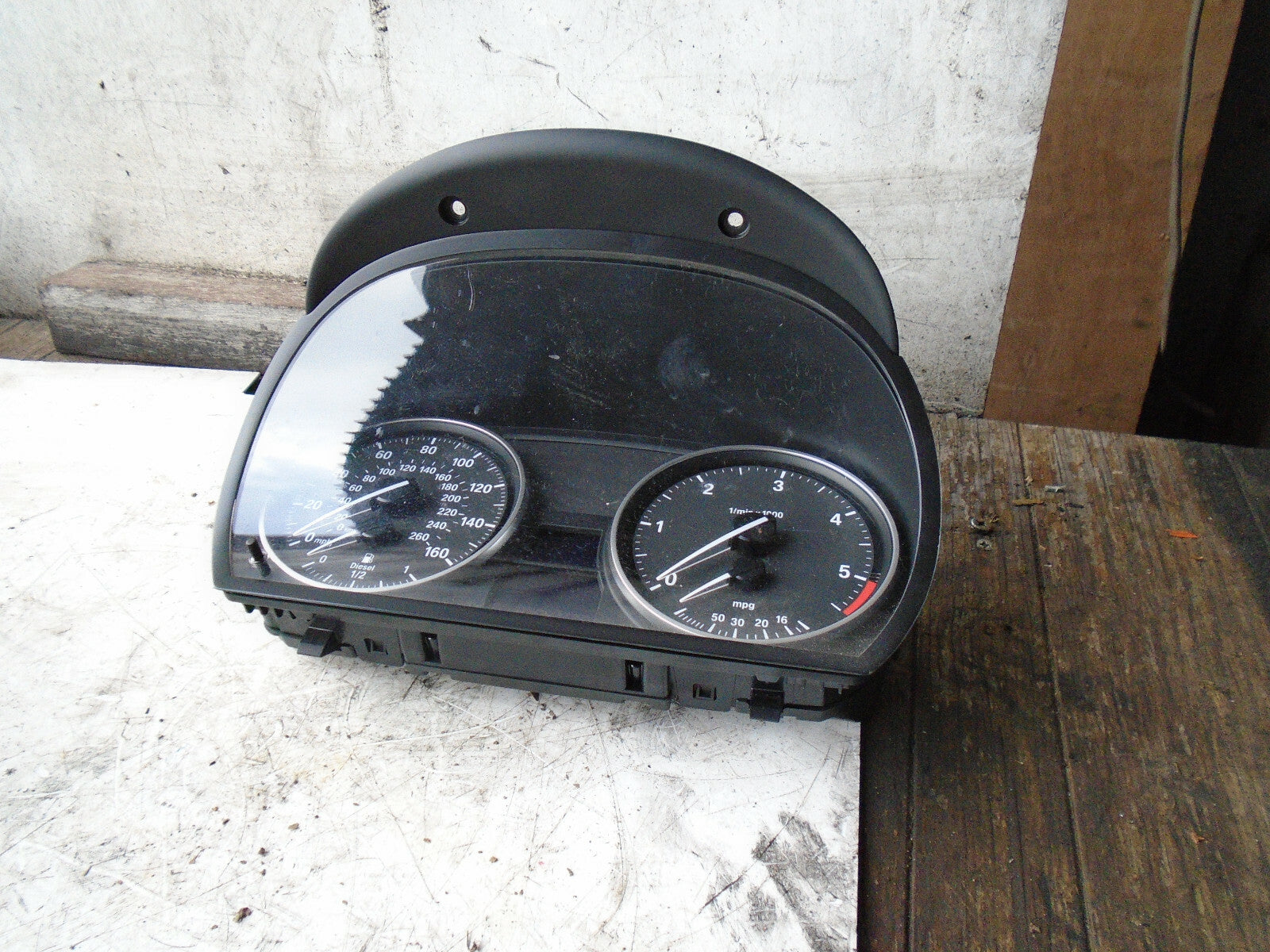 BMW 3 SERIES 2008 E90 SPEEDOMETER INSTRUMENT CLUSTER 9166863