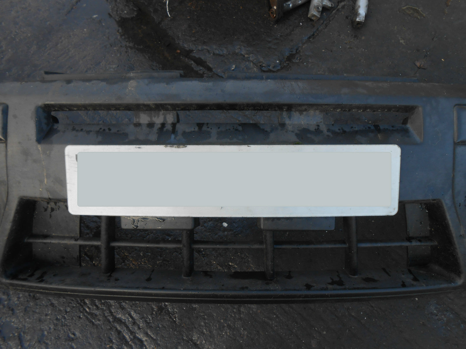 FIAT PUNTO 188 MK2 PRE FACELIFT 2000 COMPLETE FRONT BUMPER BLACK PLASTIC