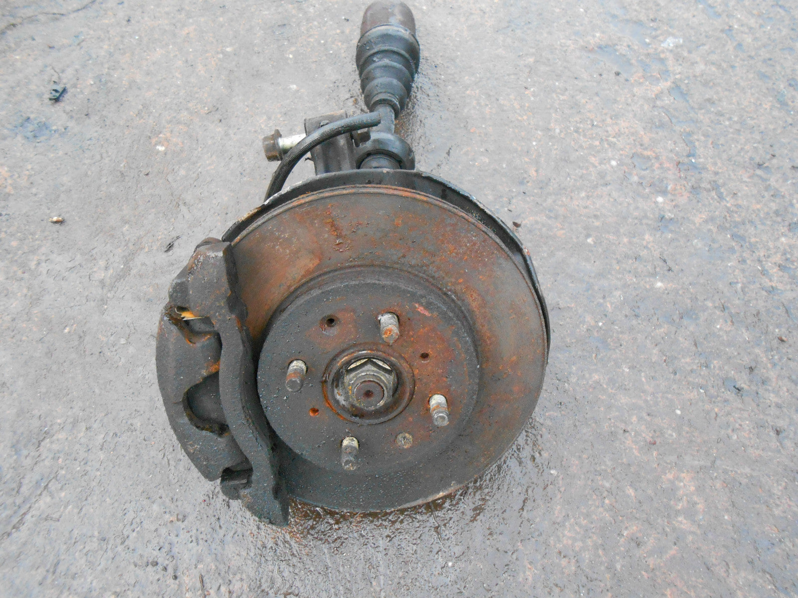 HONDA STREAM RN1 2002 1.7 16V NSF PASSENGER FRONT WHEEL HUB CALIPER DISC