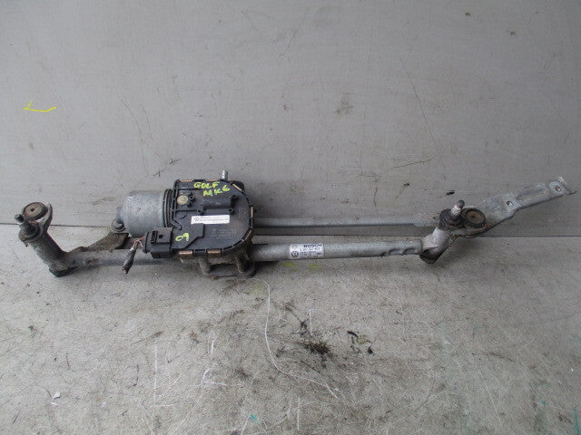 2009 VOLKSWAGEN GOLF MK6 FRONT WIPER MOTOR & LINKAGE 5K2955023