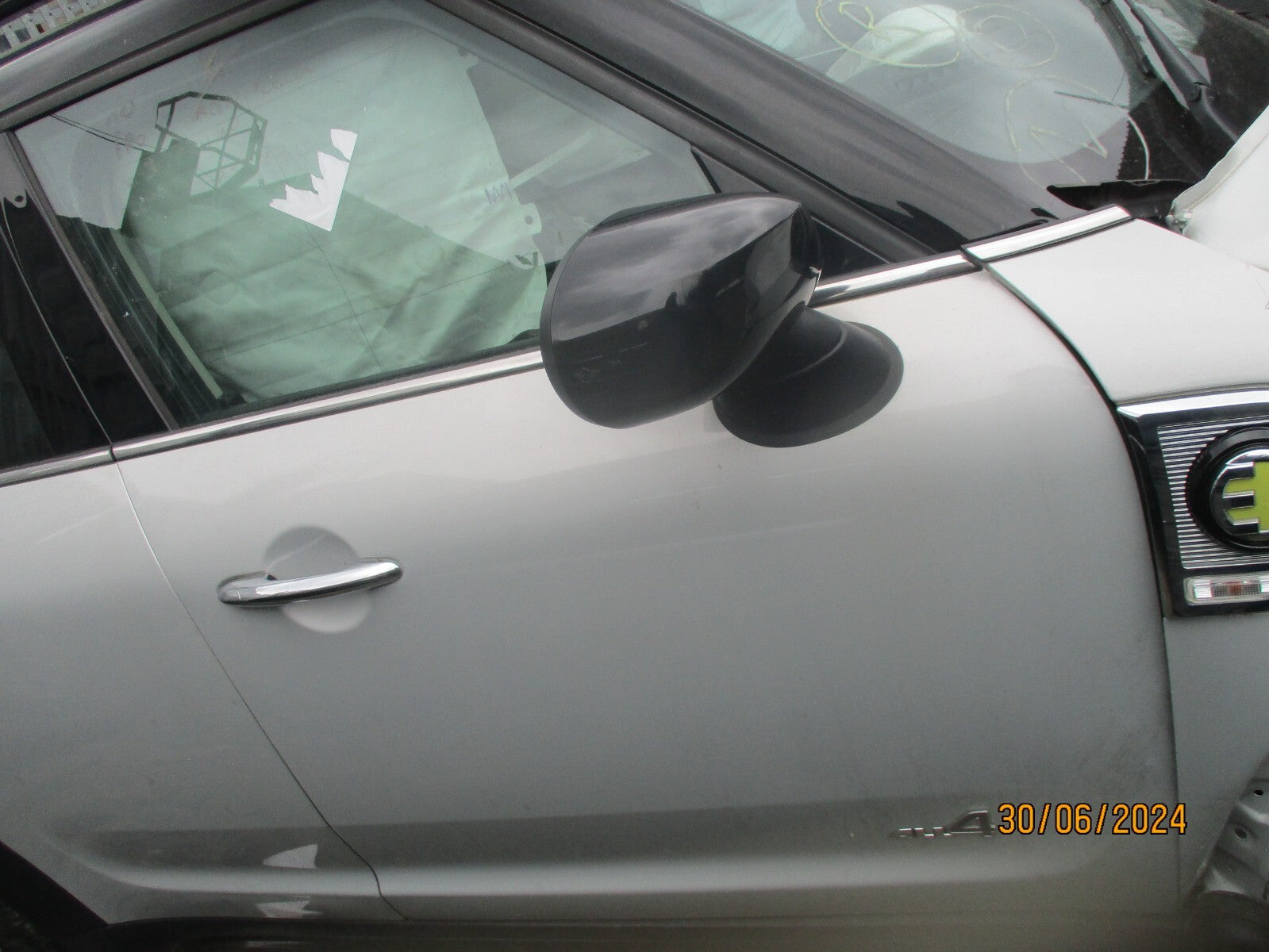 BMW MINI COUNTRYMAN F60 2021 OS DRIVER SIDE FRONT BARE DOOR WHITE SILVER A62