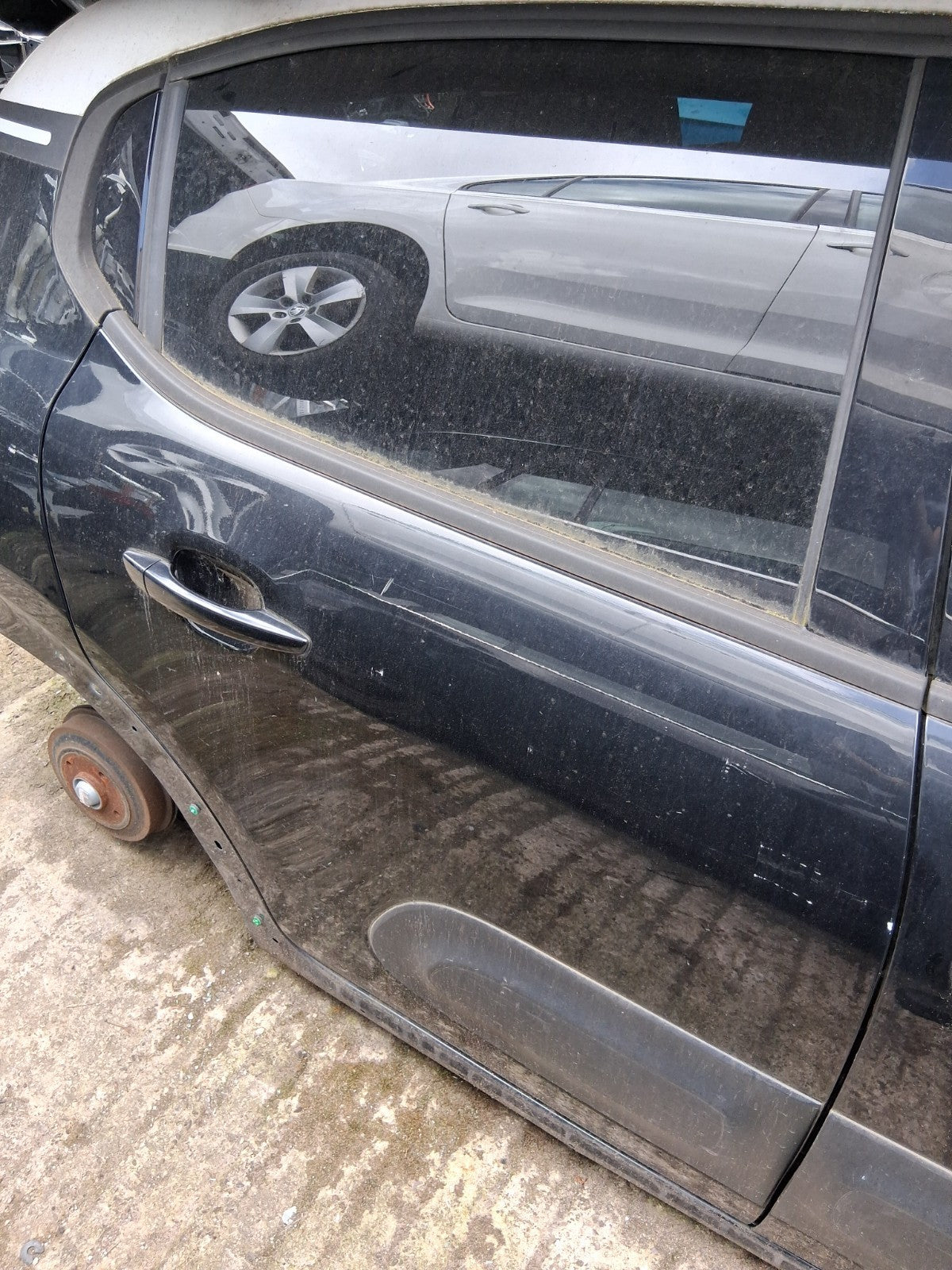 2021 CITROEN C3 MK3 OSR DRIVER SIDE REAR BARE DOOR NOIR PERLA NERA KTV
