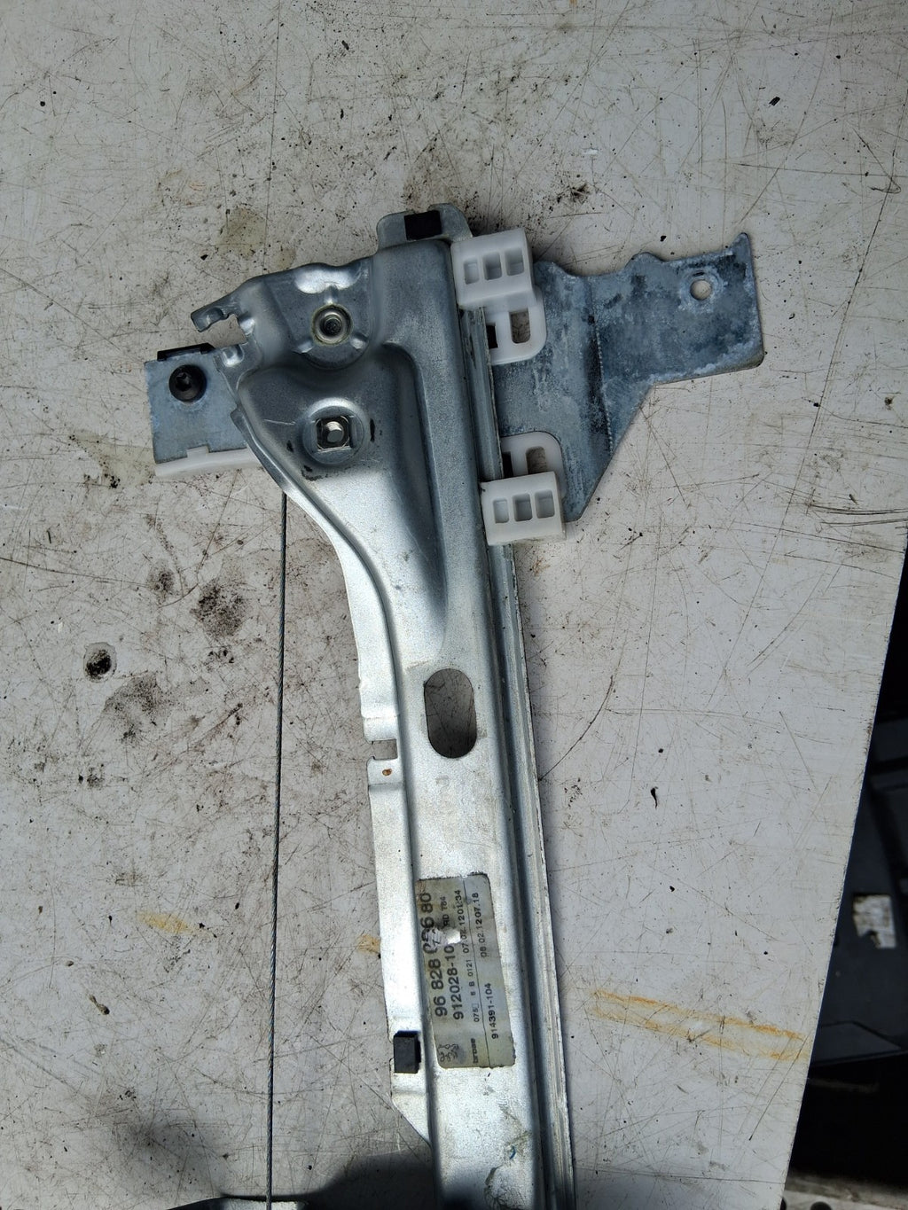 2012 PEUGEOT 3008 MK1 OSR DRIVER SIDE REAR WINDOW MOTOR REGULATOR 9682808680