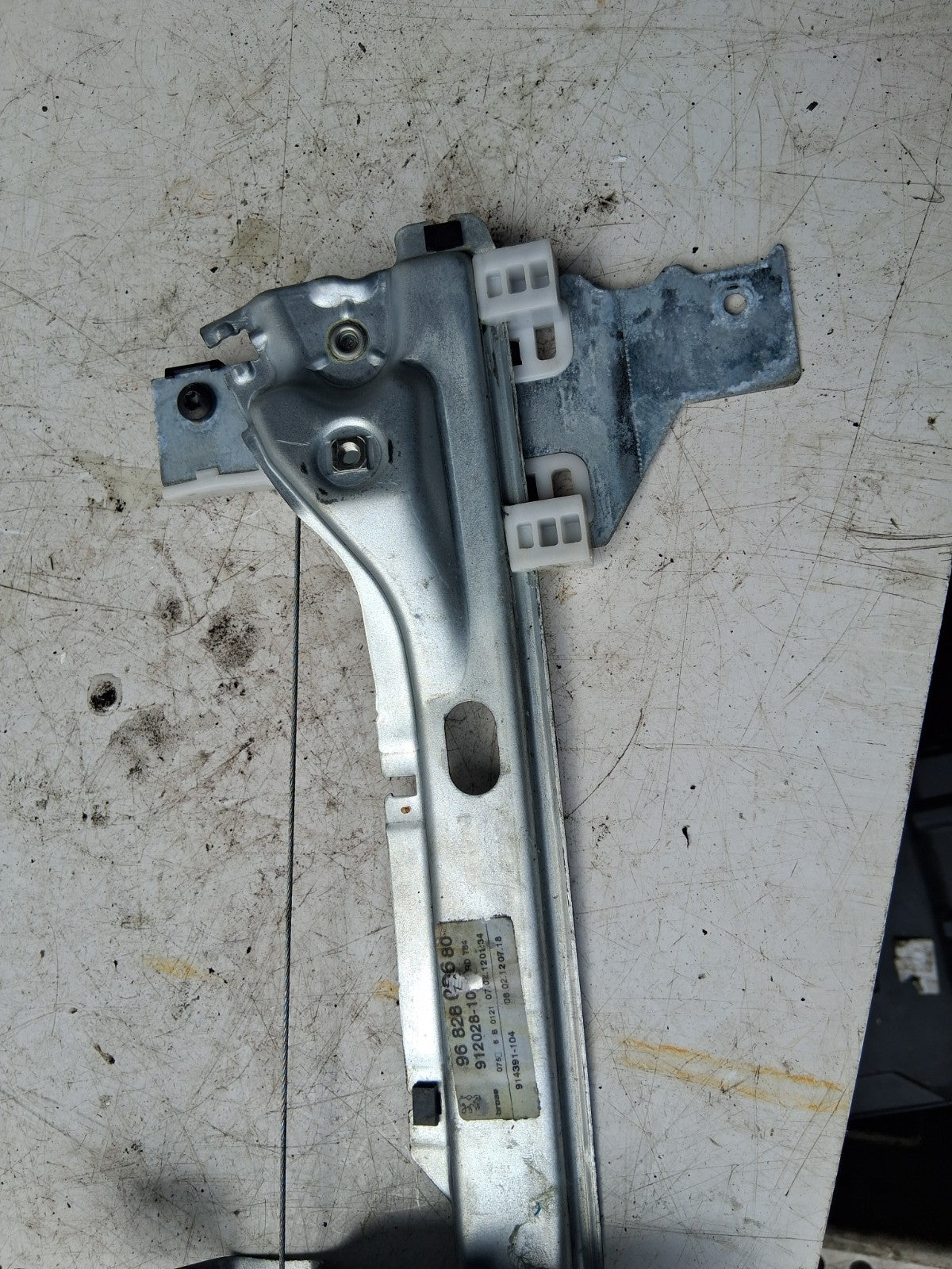 2012 PEUGEOT 3008 MK1 OSR DRIVER SIDE REAR WINDOW MOTOR REGULATOR 9682808680