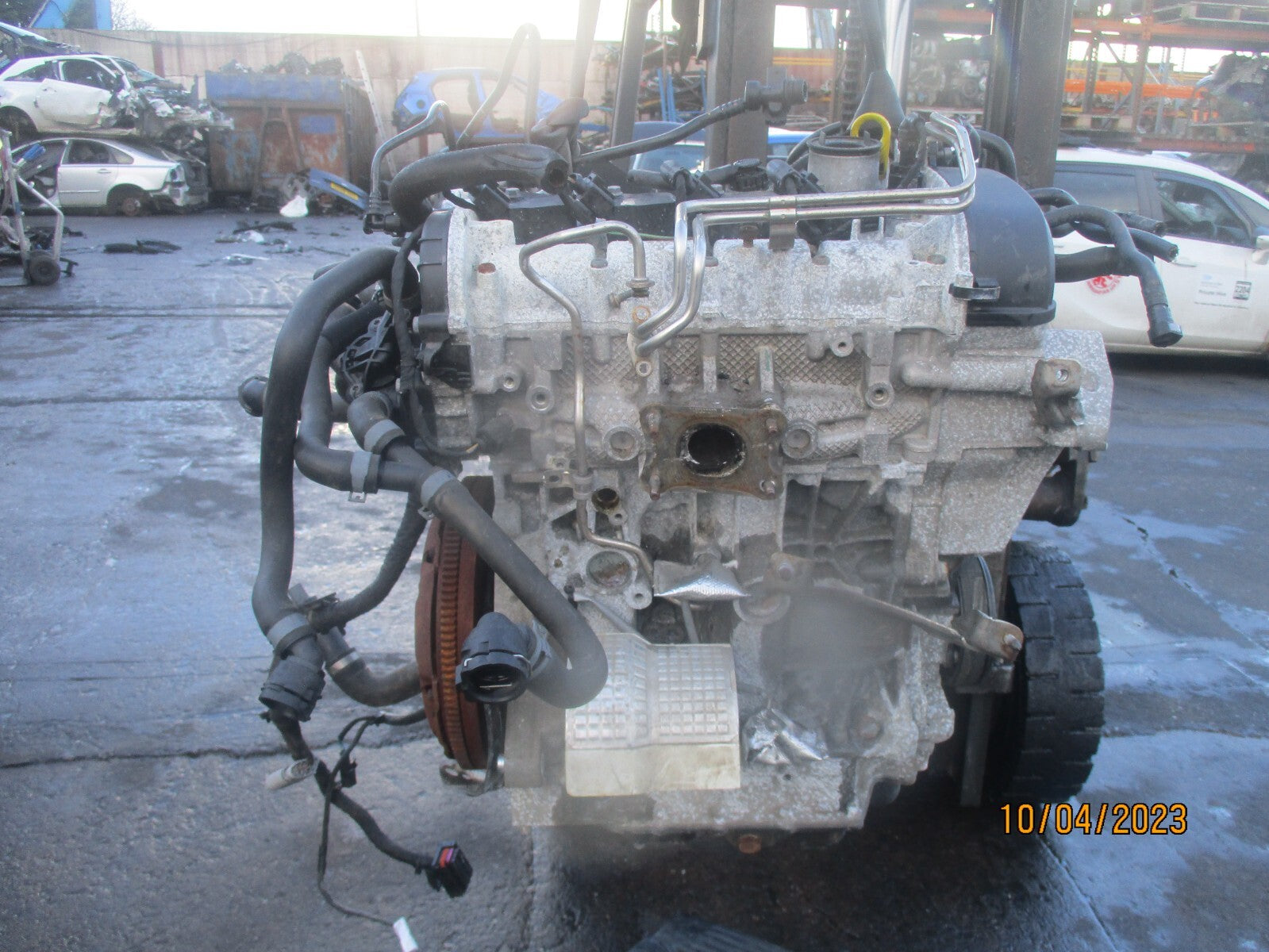 AUDI A1 2015 1.4 PETROL BARE ENGINE WITH PUMP & INJECTORS CZC CZCA