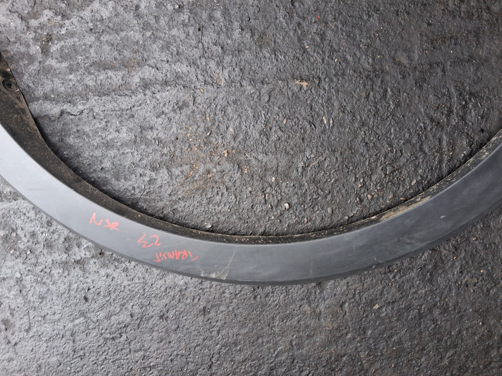2023 FORD TRANSIT 350 MK8 NSR PASSENGER SIDE REAR WHEEL ARCH TRIM BK31V280K97