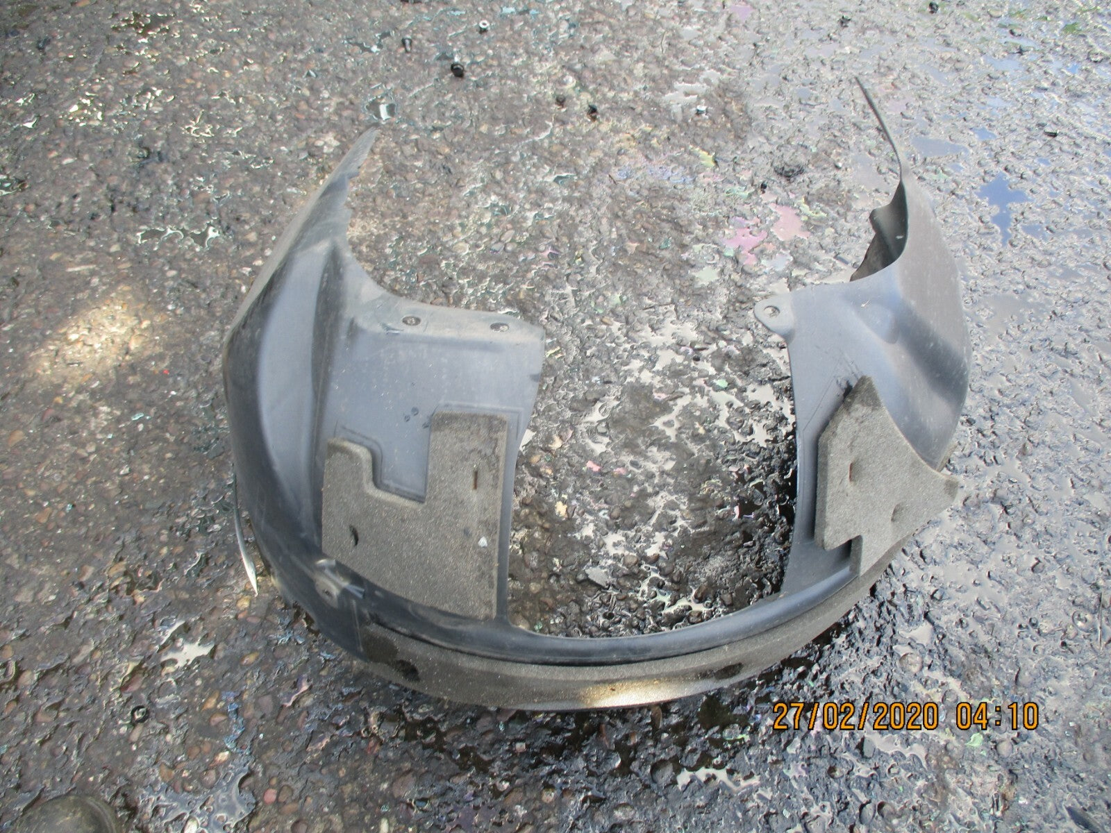 FORD B MAX 2017 NSF PASSENGER FRONT WHEEL PLASTIC ARCH TRIM LINER AV1116115BB