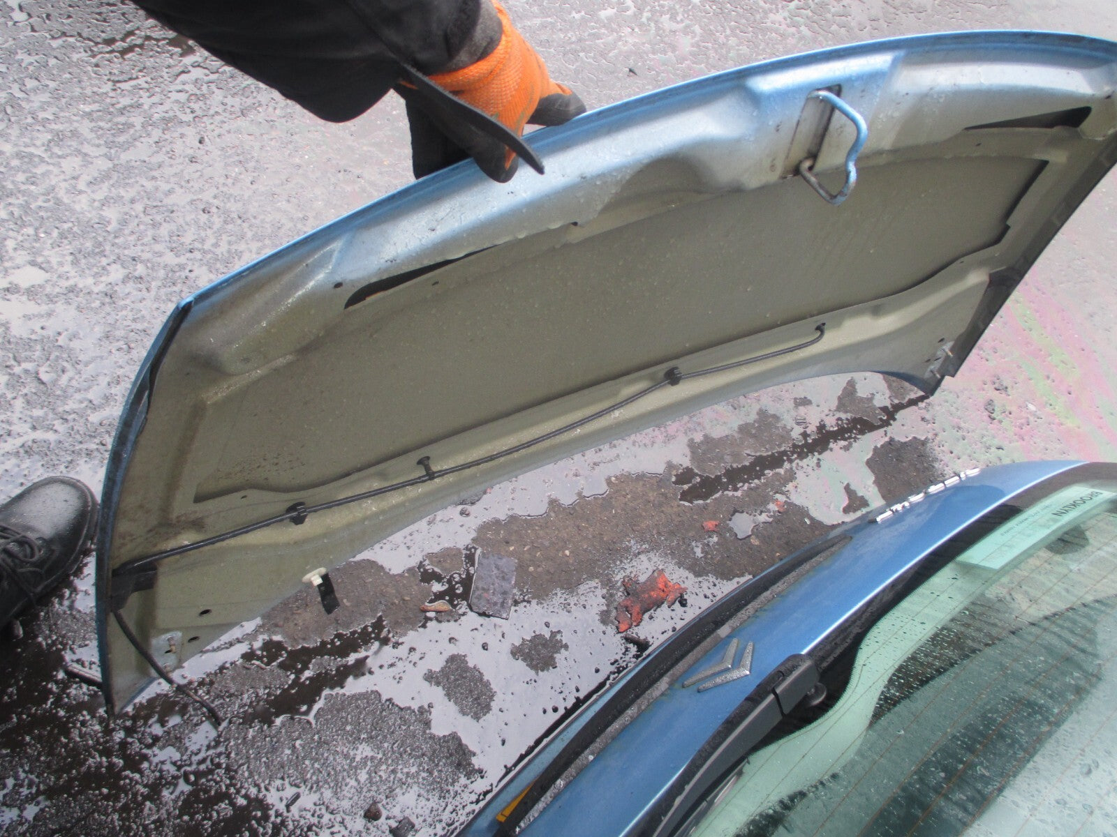 CITROEN C3 MK1 2002 FRONT BONNET HOOD BLUE