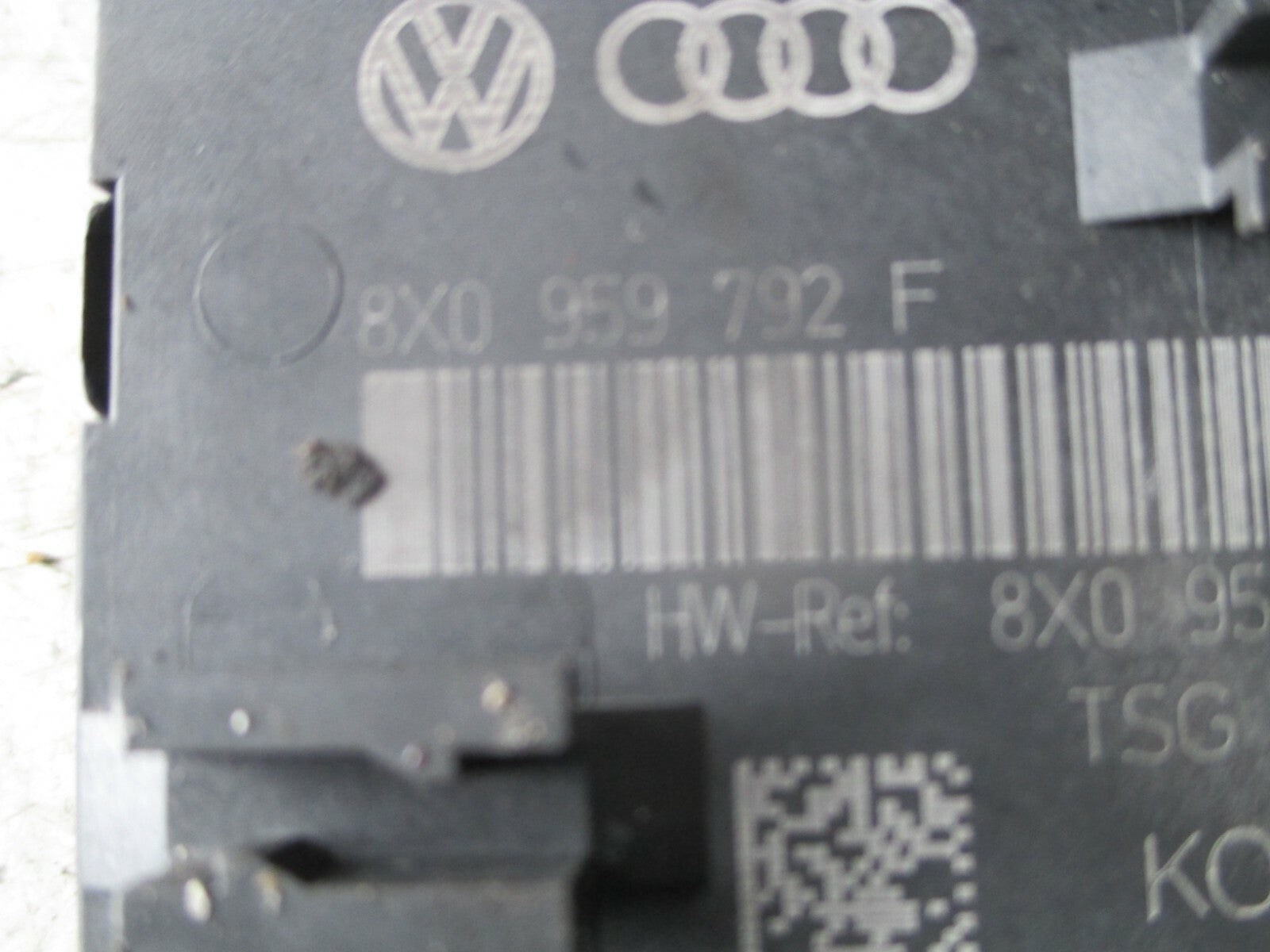 AUDI A1 2015 8X NSF FRONT PASSENGER SIDE DOOR CONTROL MODULE 8X0959792
