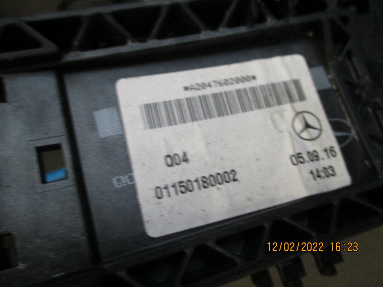 MERCEDES-BENZ A-CLASS 2016 MK3 W176 OSF FRONT DRIVER SIDE INNER DROP PANEL