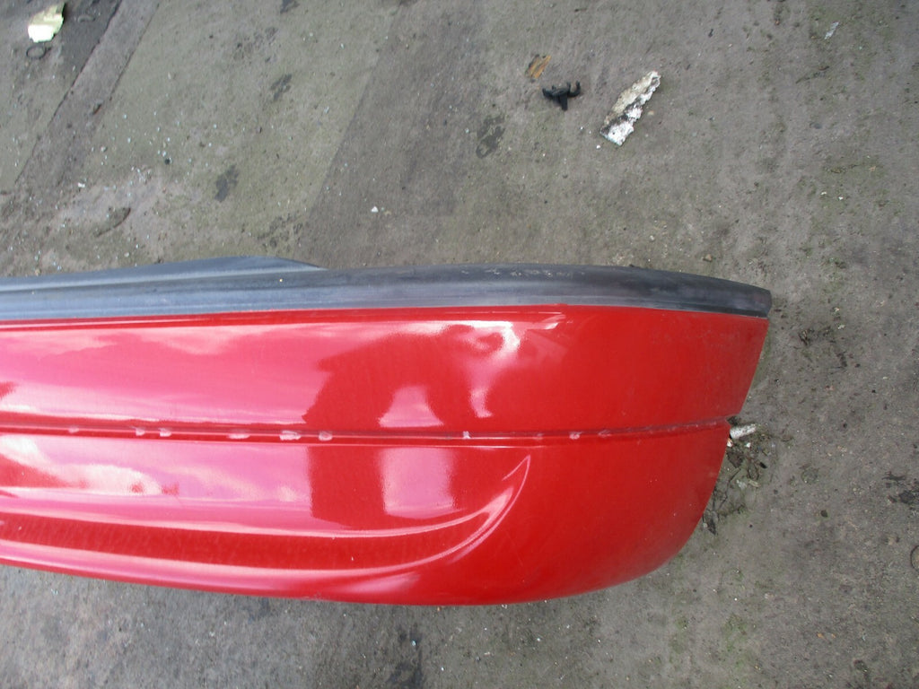 VAUXHALL ASTRA F REAR COMPLETE BUMPER RED