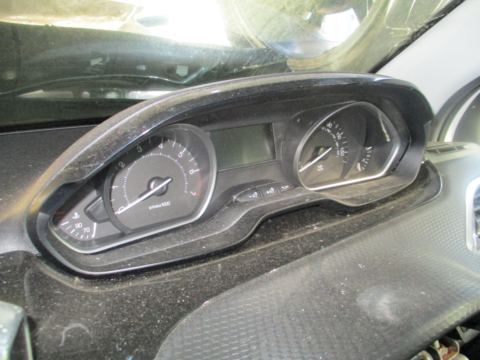 PEUGEOT 208 2017 1.2 PETROL MANUAL SPEEDO SPEEDOMETER INSTRUMENT CLUSTER