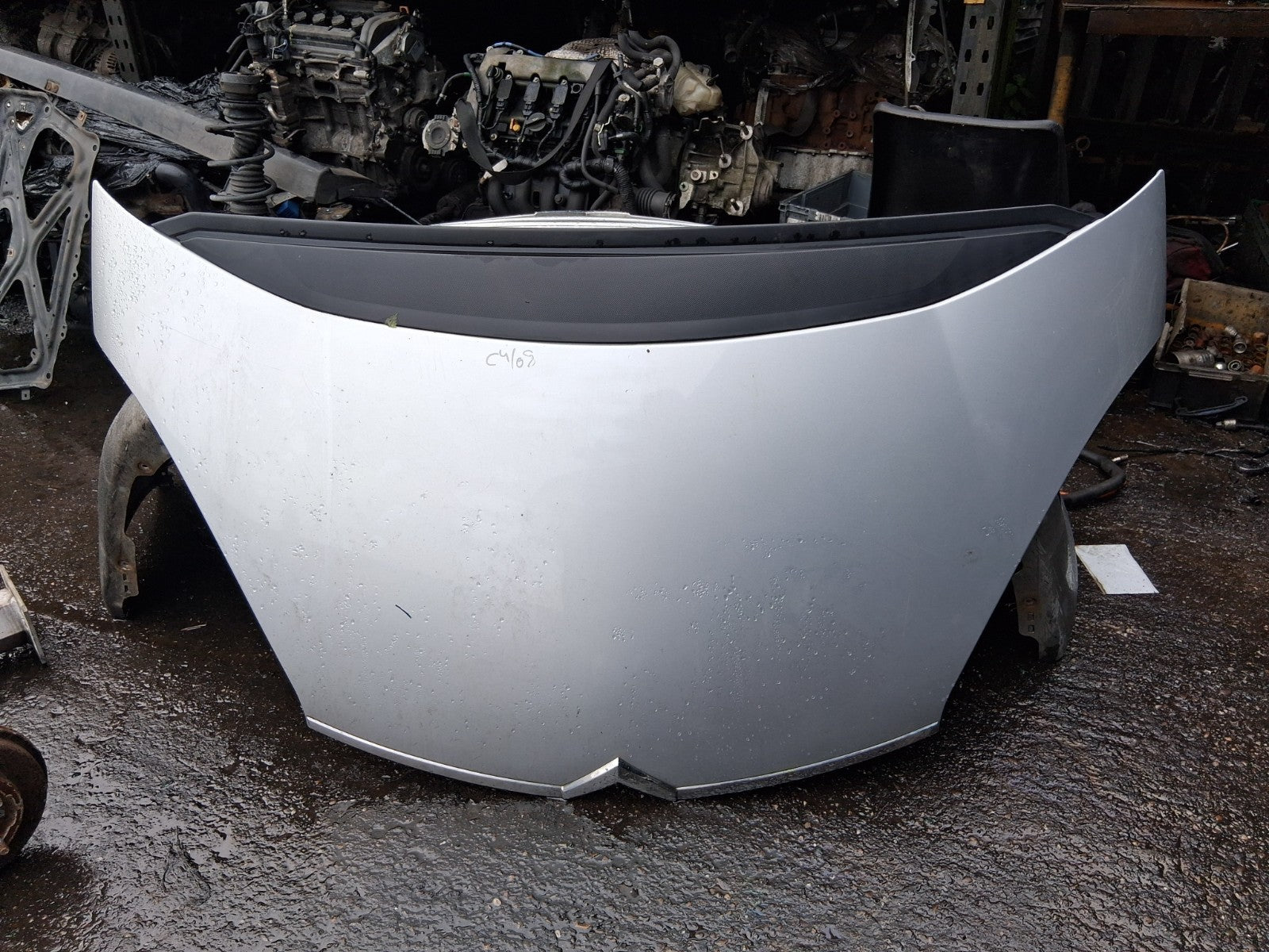 2008 CITROEN C4 PICASSO FRONT BONNET HOOD PANEL SILVER
