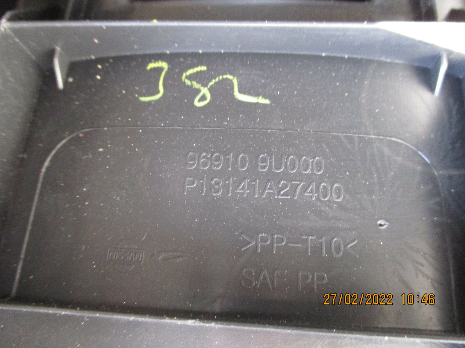 NISSAN NOTE 2008 MKI CENTRE CONSOLE COVER TRIM 969109U000