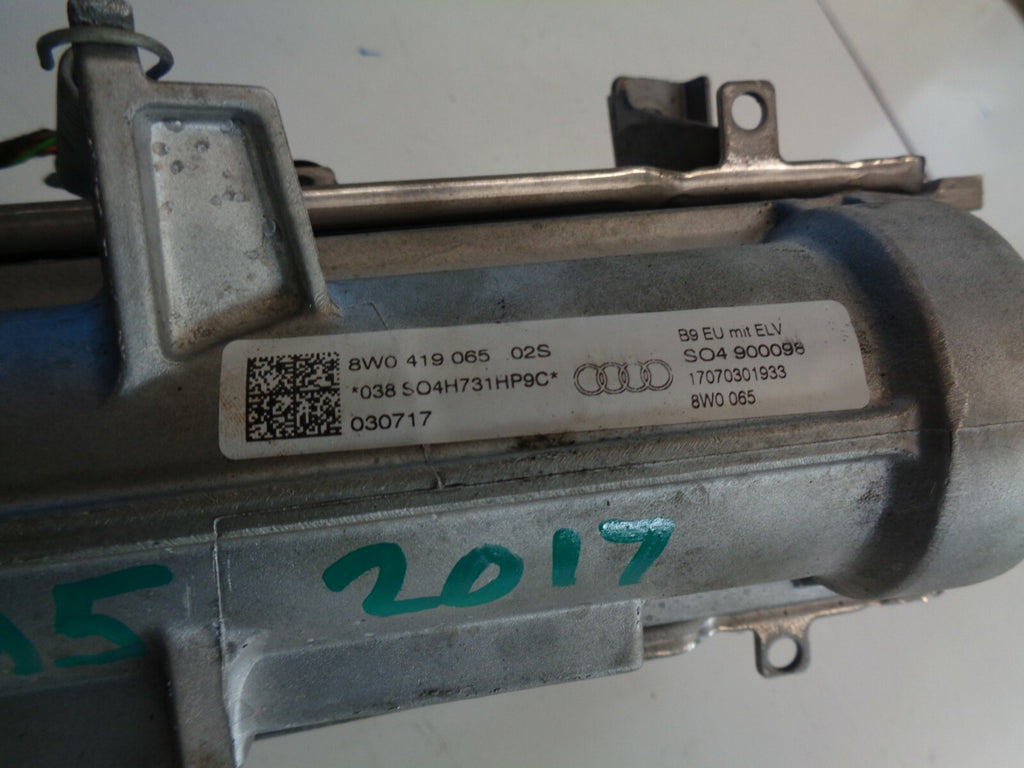 AUDI A5 8W6 2017 2.0 TDI DIESEL STEERING COLUMN 8W0419065