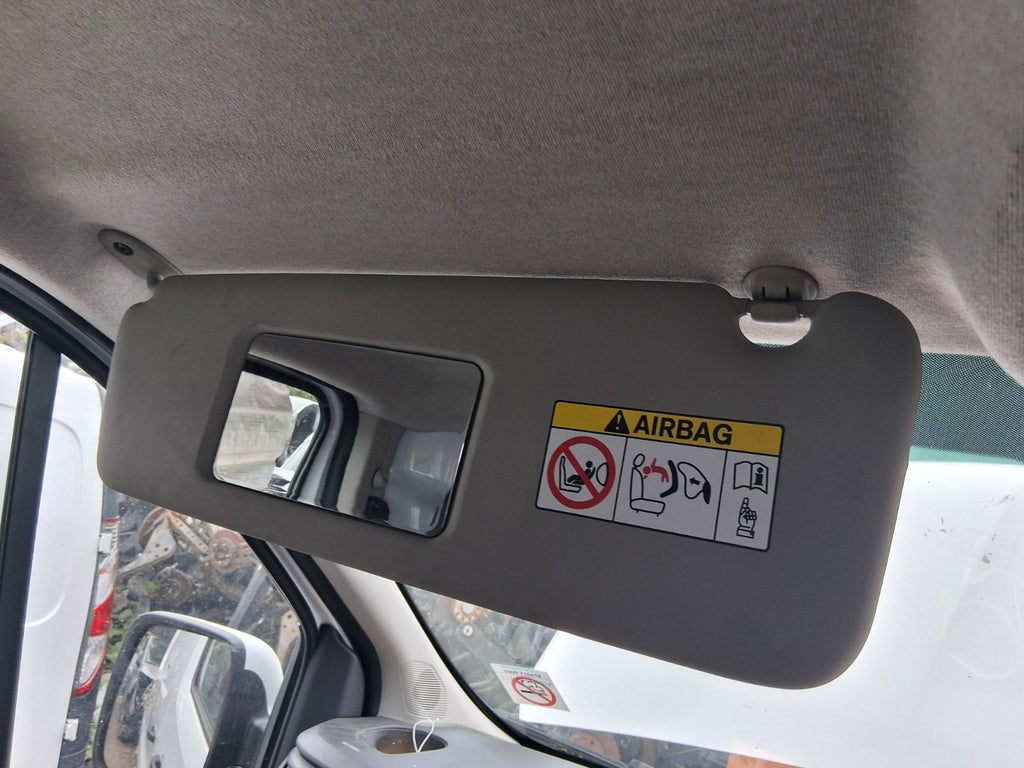 2024 RENAULT TRAFIC X82 MK3 NSF PASSENGER SIDE FRONT SUN VISOR SHADE