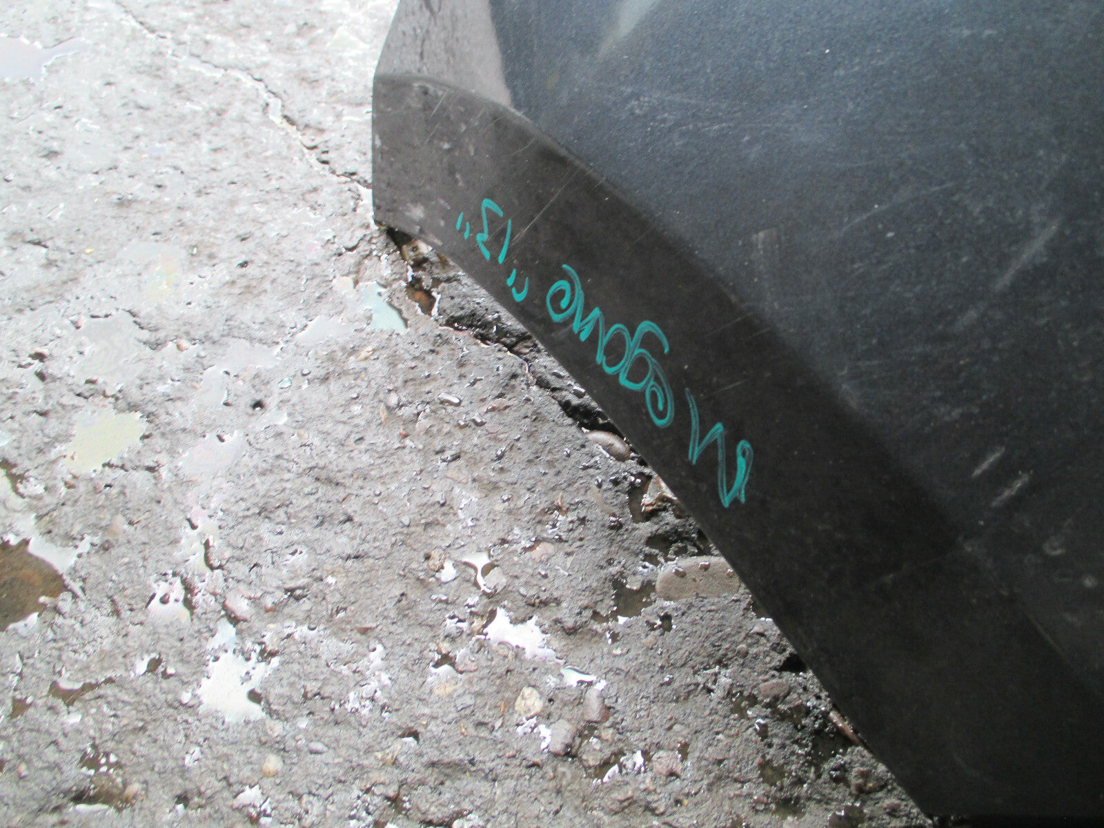 RENAULT MEGANE MK3 2013 REAR COMPLETE BUMPER GRIS ECLIPSE