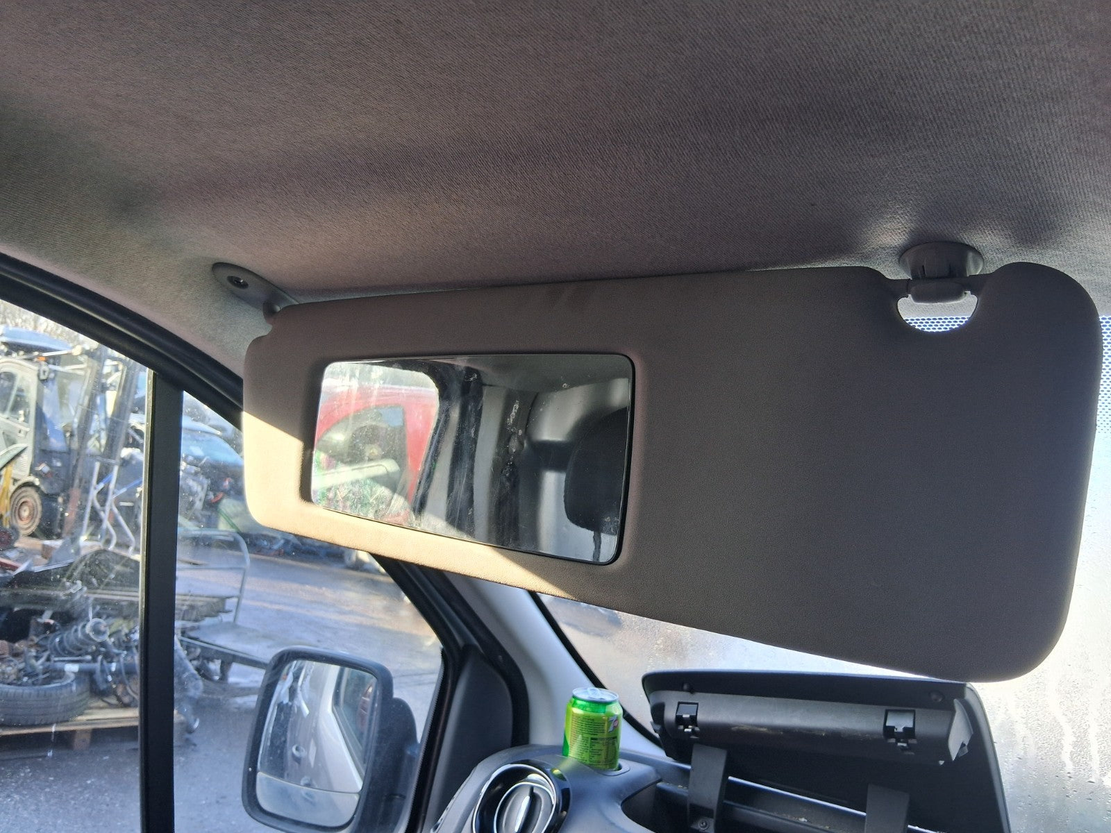 2017 VAUXHALL VIVARO MK2 NSF PASSENGER SIDE FRONT LEFT SUN VISOR SHADE