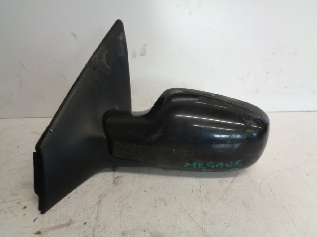 RENAULT MEGANE MK2 2008 NS ELECTRIC PASSENGER SIDE WING MIRROR BLACK