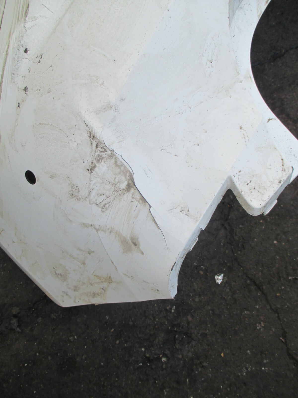 VAUXHALL ASTRA K MK7 2020 REAR BACK PLASTIC BUMPER WHITE Z40R DAMAGED SPARES