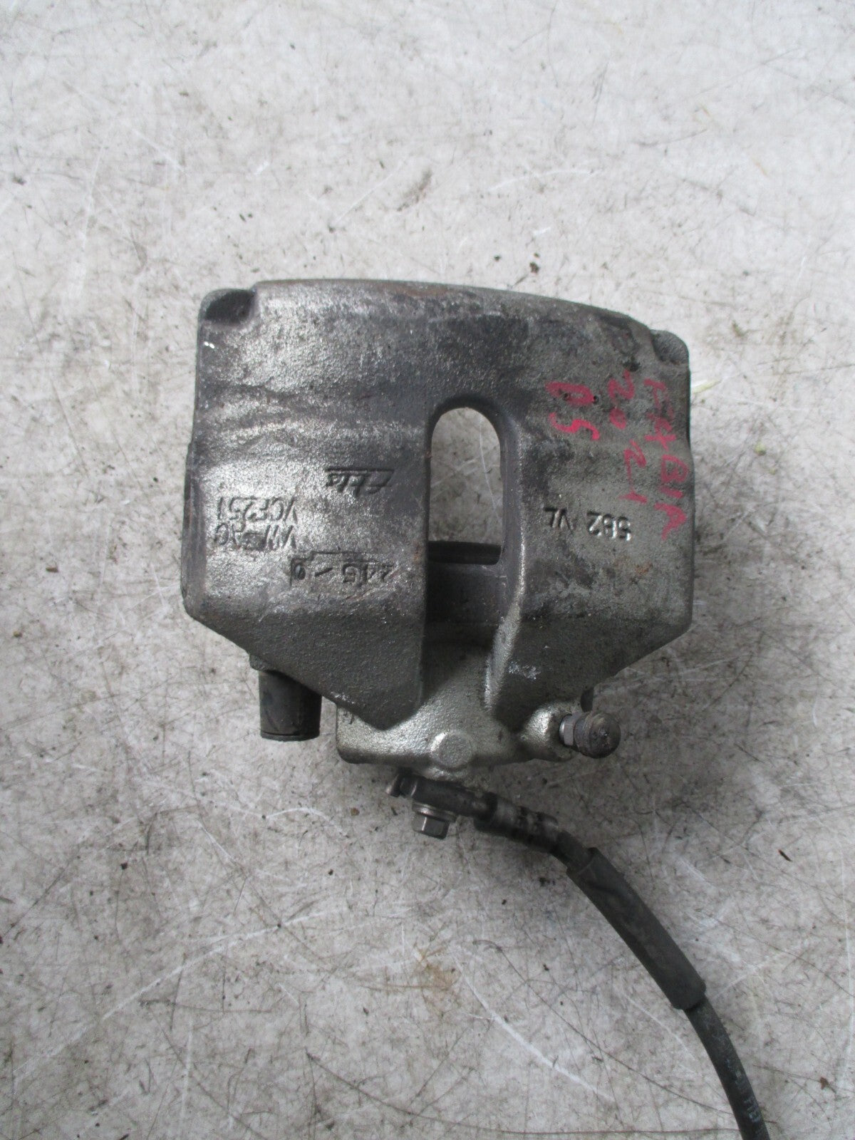 SKODA FABIA 2021 MK3 DRIVER SIDE BRAKE CALIPER