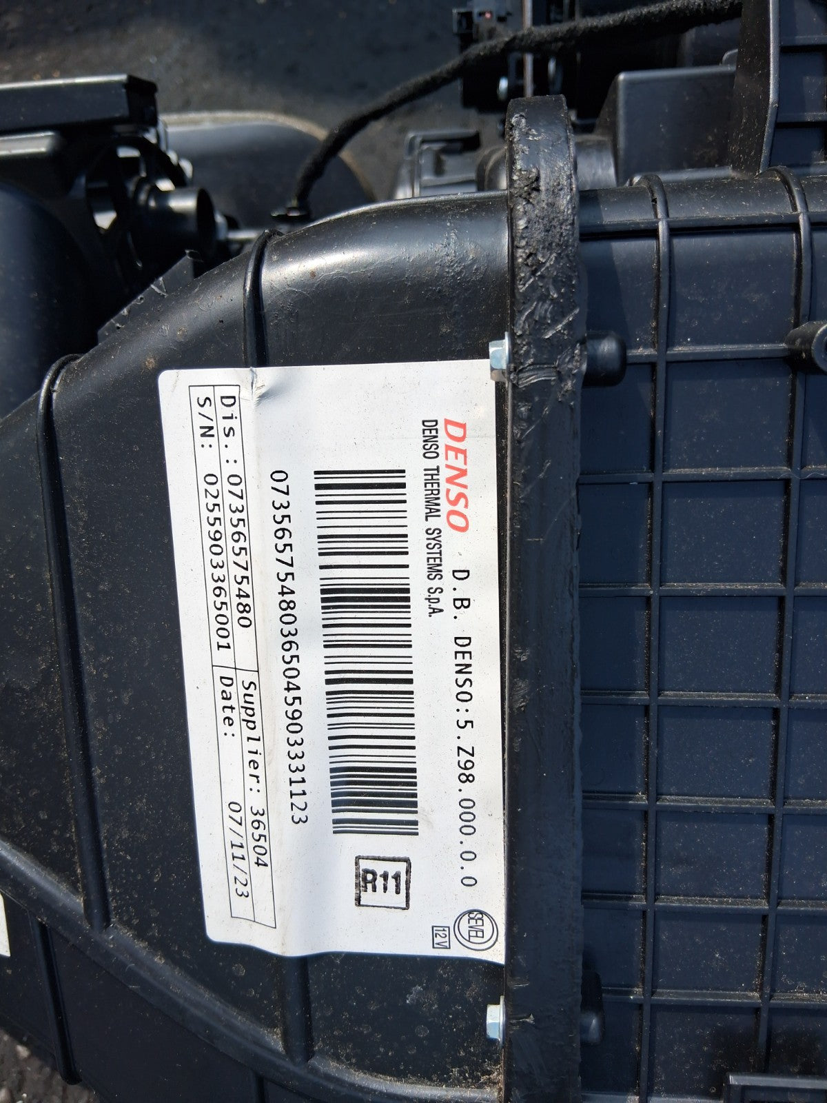 2024 FIAT DUCATO MK3 COMPLETE HEATER MATRIX 07356575480