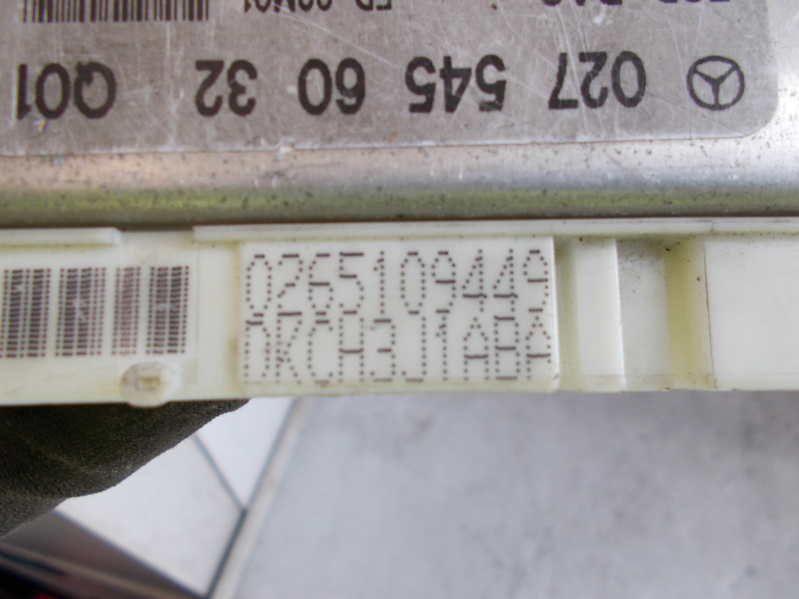 2000 MERCEDES A140 W168 1.4 BRAKE CONTROL UNIT  ESP BAS 0275456032  0265109449