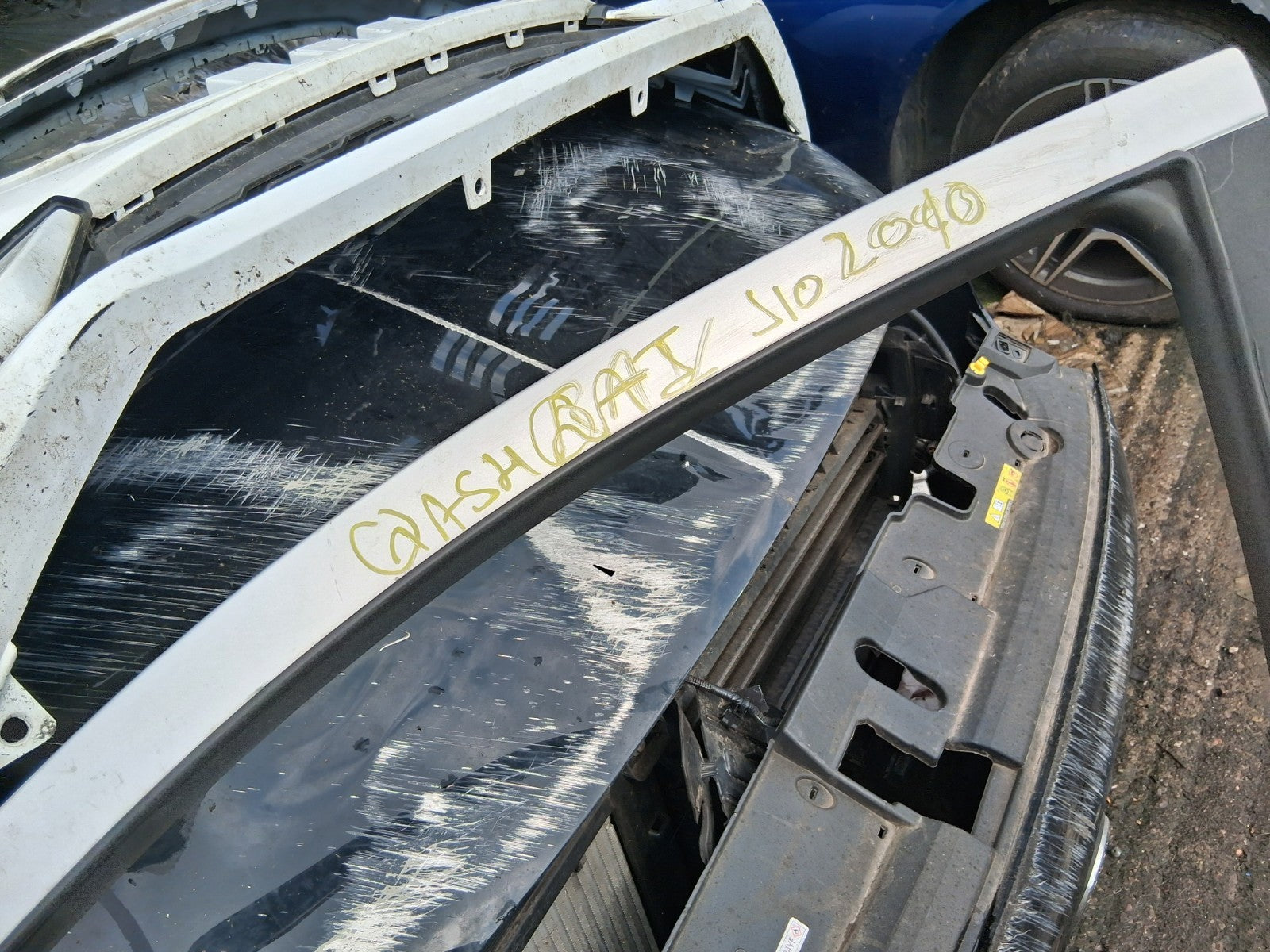 NISSAN QASHQAI J10 2011 NSF PASSENGER SIDE FRONT DOOR SILVER