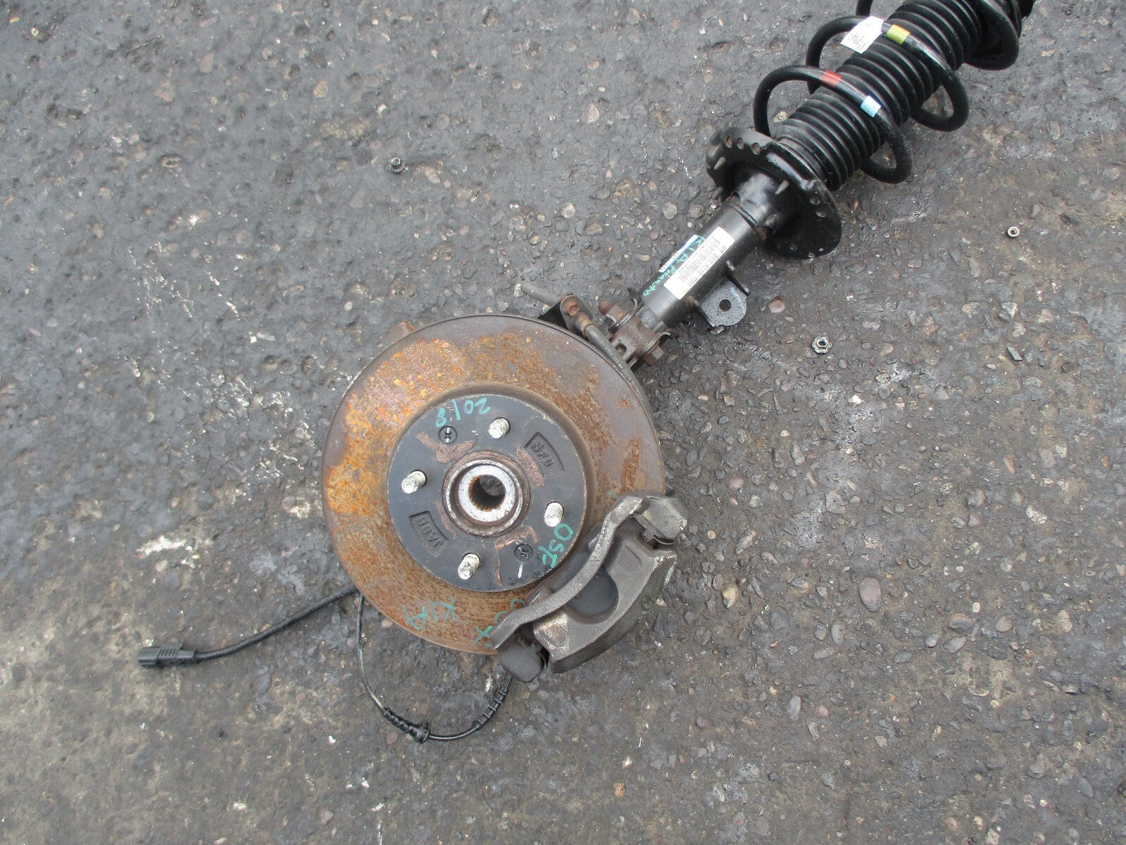 KIA PICANTO MK3 2018 OSF DRIVER FRONT LEG CALIPER SHOCK HUB 54660G6200