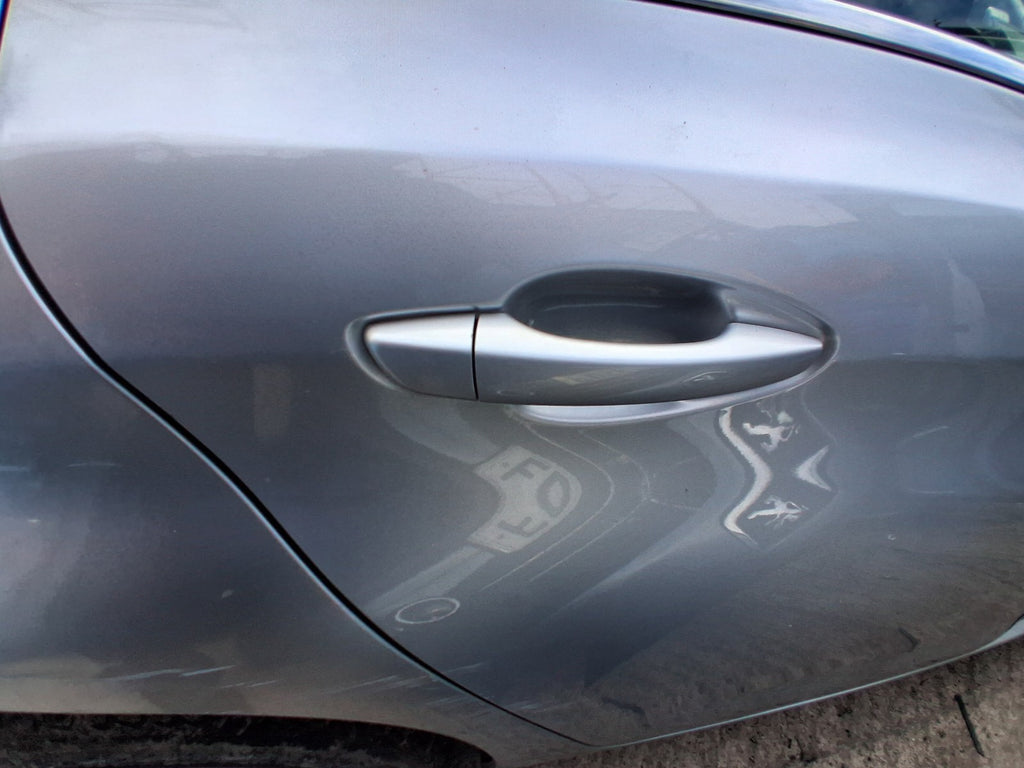 2014 PEUGEOT 308 MK2 HATCH OSR DRIVER SIDE REAR EXTERIOR DOOR HANDLE GRIS EZR