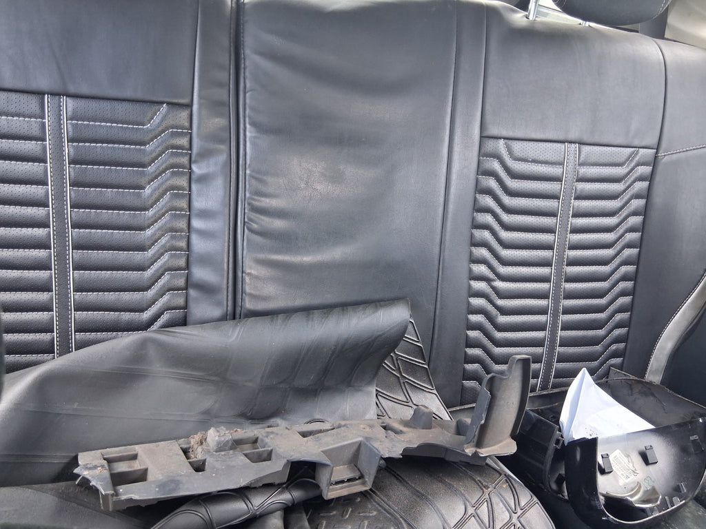 2012 FORD FIESTA MK7 REAR COMPLETE REAR SEAT WITH LEATHER COVER