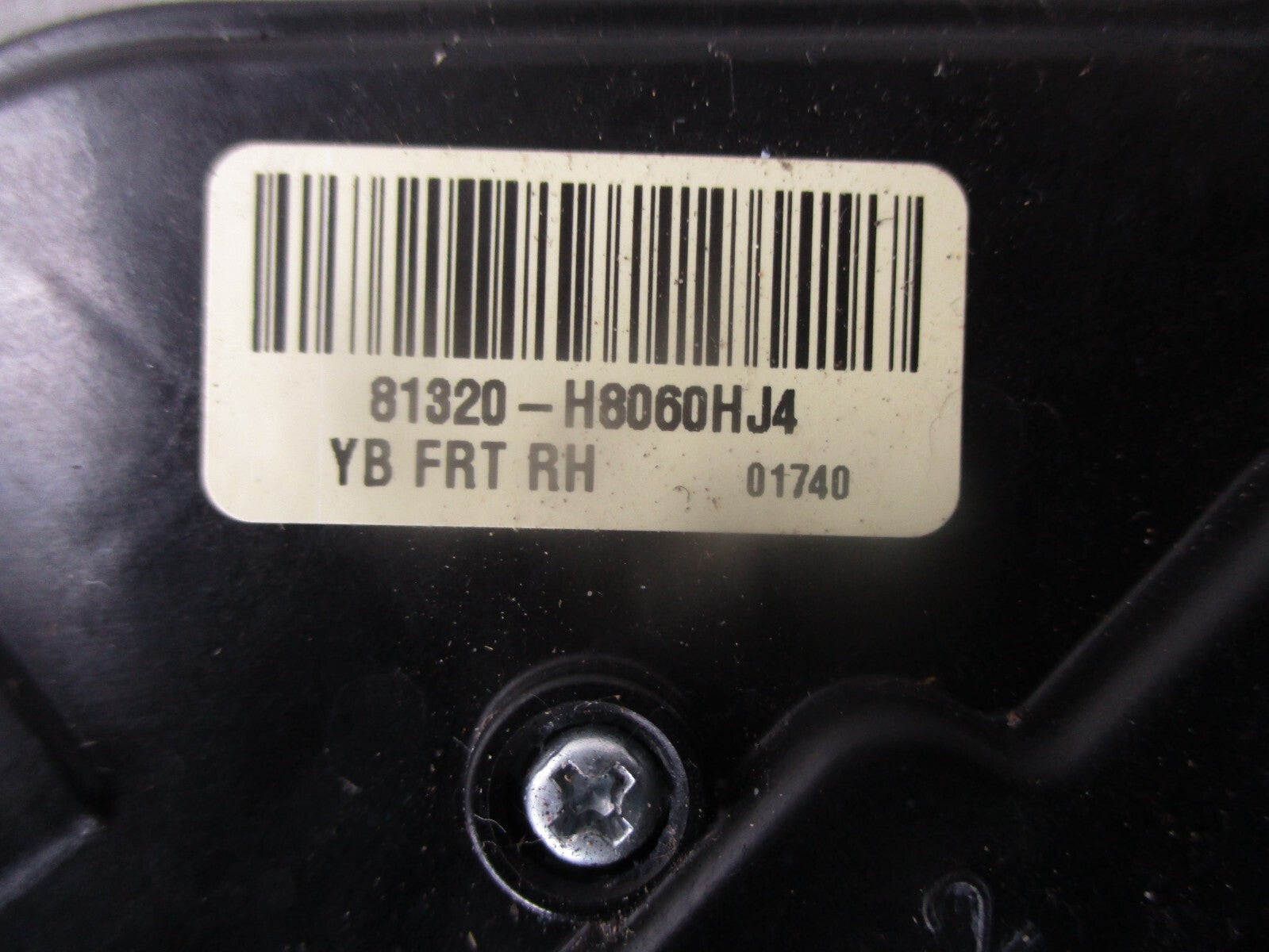 2018 KIA STONIC OSF DRIVER SIDE FRONT RIGHT DOOR LOCK MECHANISM 81320H8060