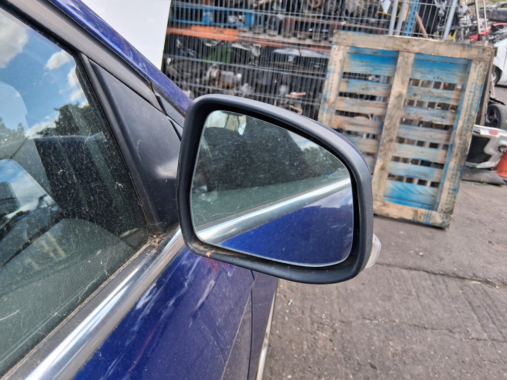 2015 FORD FOCUS MK3 HATCHBACK OS DRIVER SIDE WING MIRROR DEEP IMPACT BLUE MET HF
