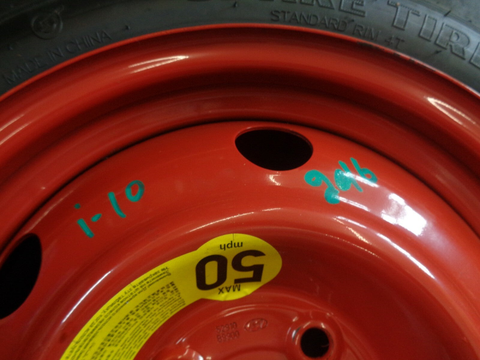 HYUNDAI i10 2016 MK2 SPACE SAVER SPARE WHEEL 5210B9900