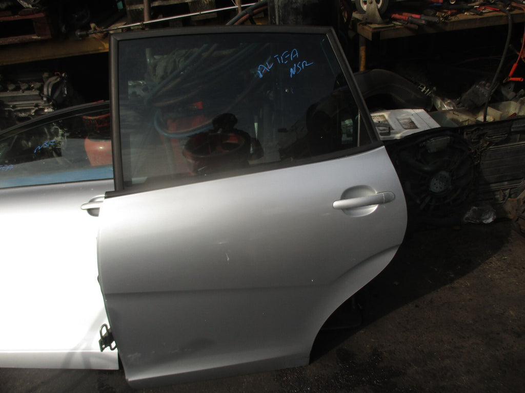 2004 SEAT ALTEA MK1 NSR PASSENGER SIDE REAR DOOR COMPLETE GREY