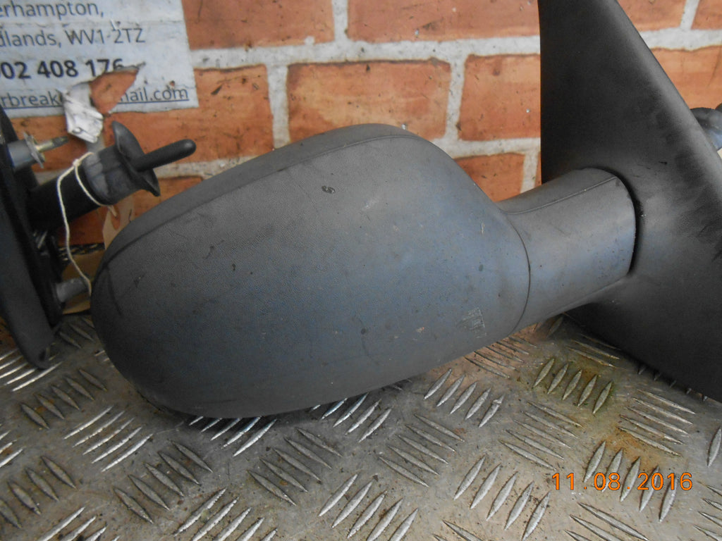 RENAULT MEGANE MK1 PHASE 1 1999 PAIR DRIVER PASSENGER MANUAL DOOR WING MIRROR