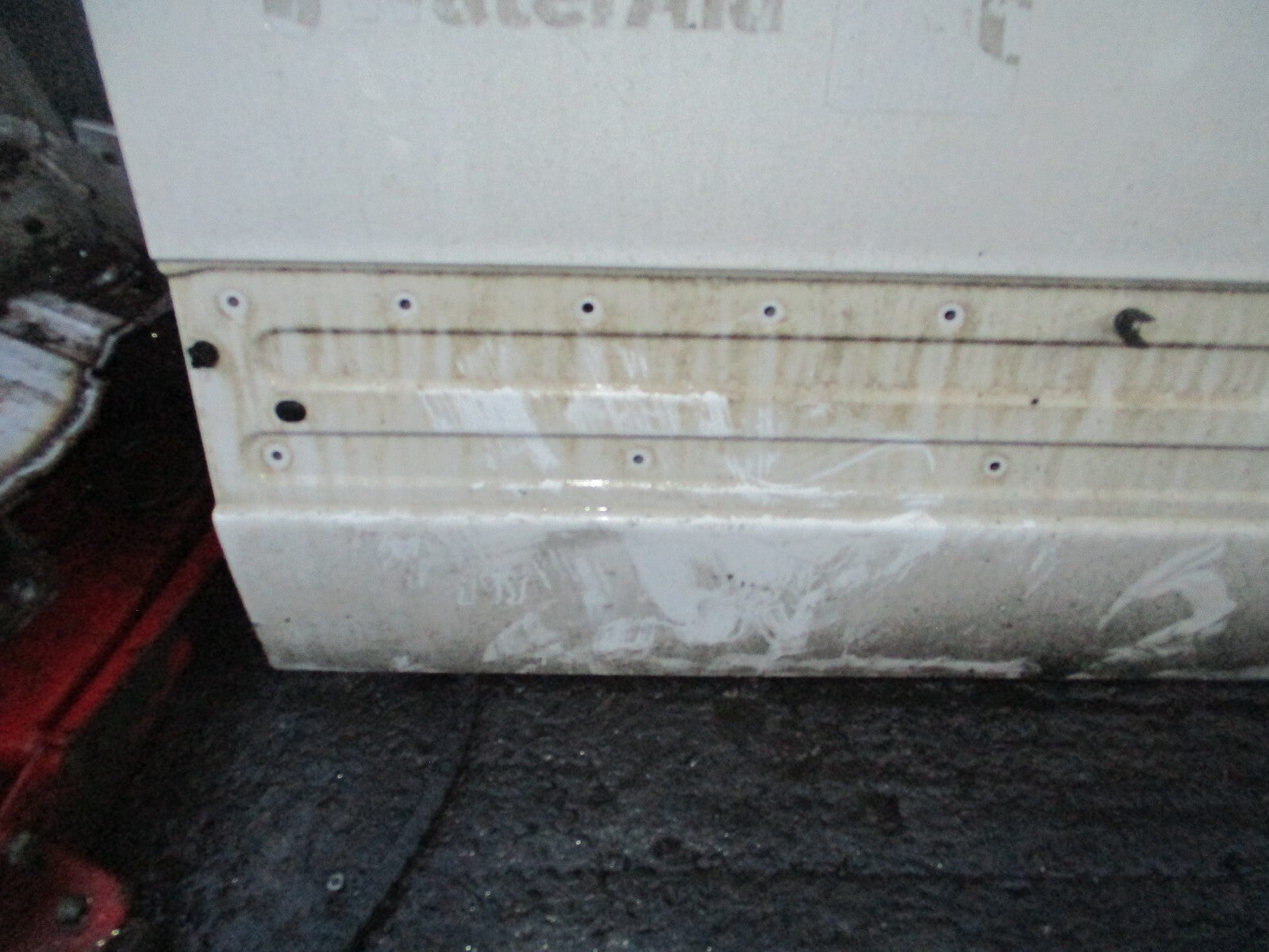 2020 MERCEDES SPRINTER W907 NS PASSENGER SIDE SLIDING LOAD DOOR WHITE DENTS