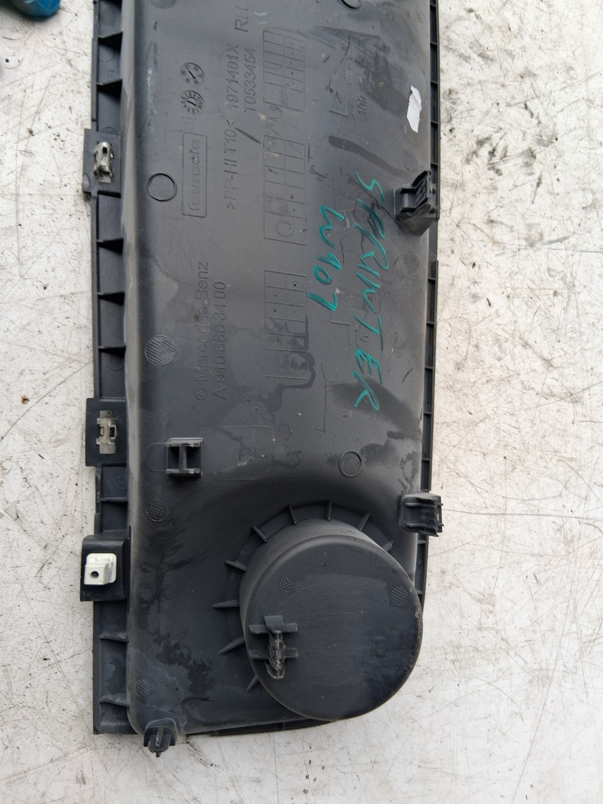 2021 MERCEDES BENZ SPRINTER W907 OSF DRIVER SIDE DASH STORAGE TRIM A9106803400